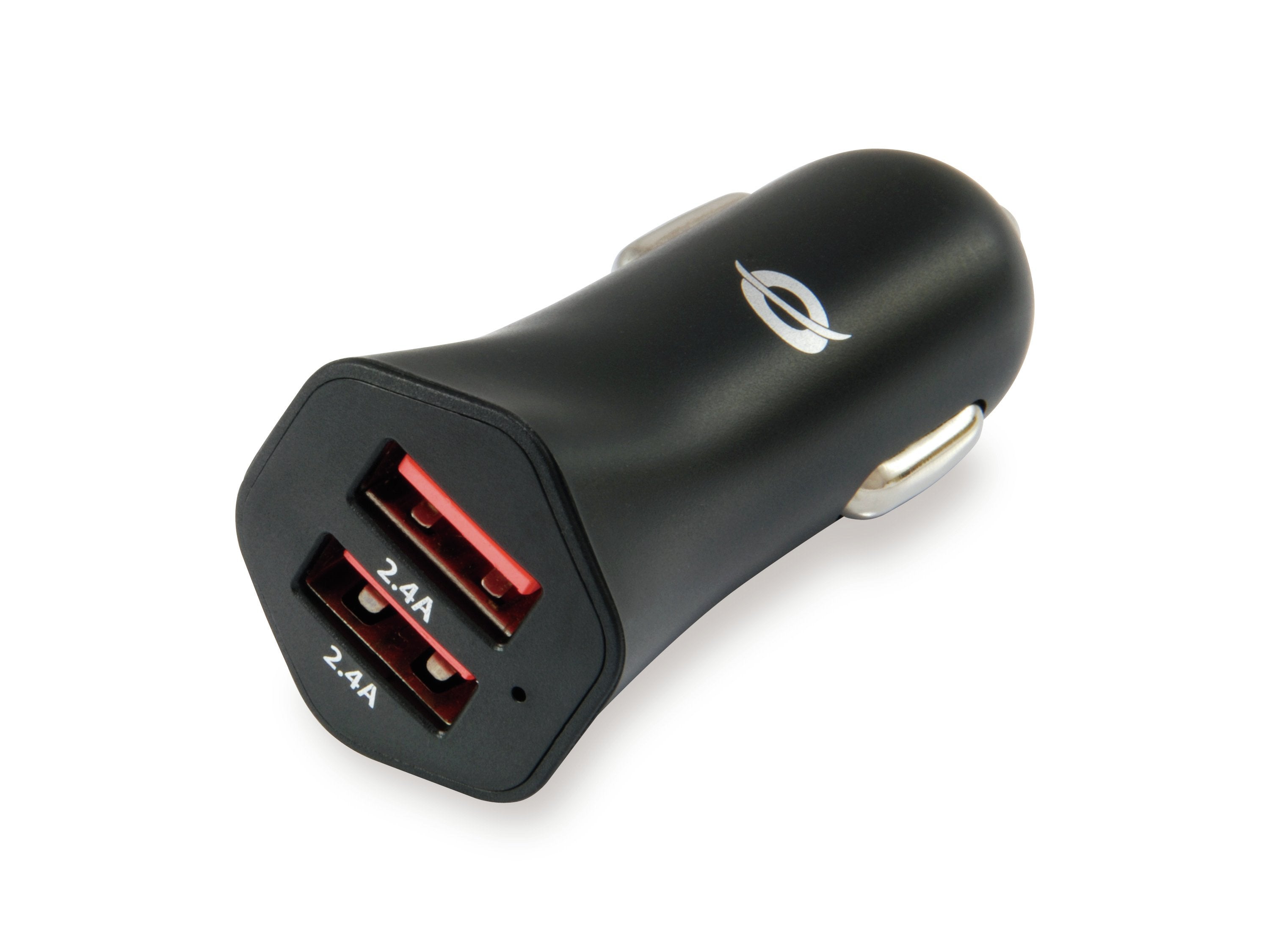 Cargador Coche Conceptronic Carden04b 2puertos Usb A  4.8a  24w