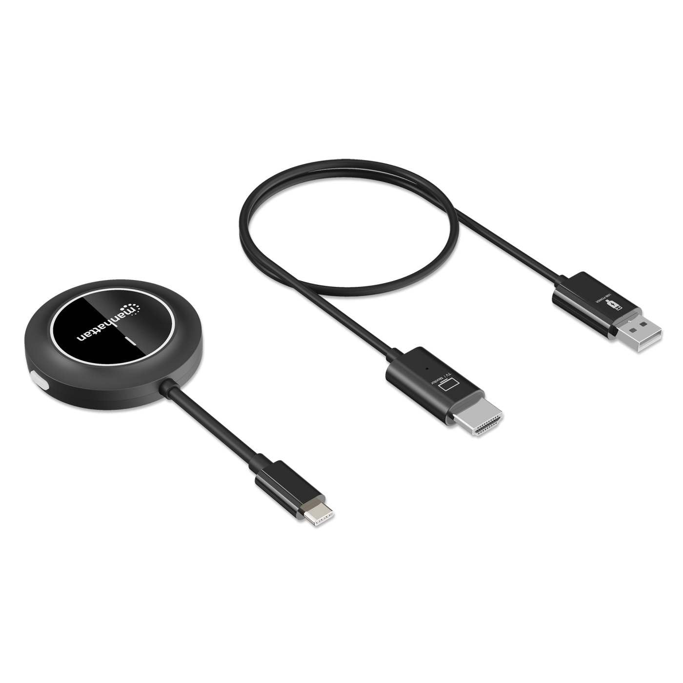 EAN 0766623208420 - Manhattan 208420 extensor audio/video Transmisor y receptor de señales AV Negro imagen 3