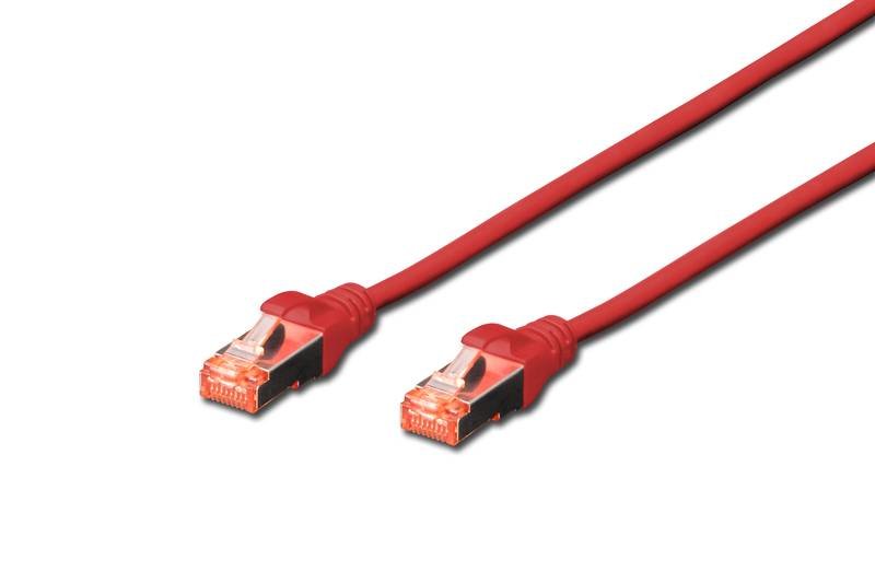 Digitus Dk-1614-100/R Cable De Red 10 M Cat6 U/Utp (Utp) Rojo
