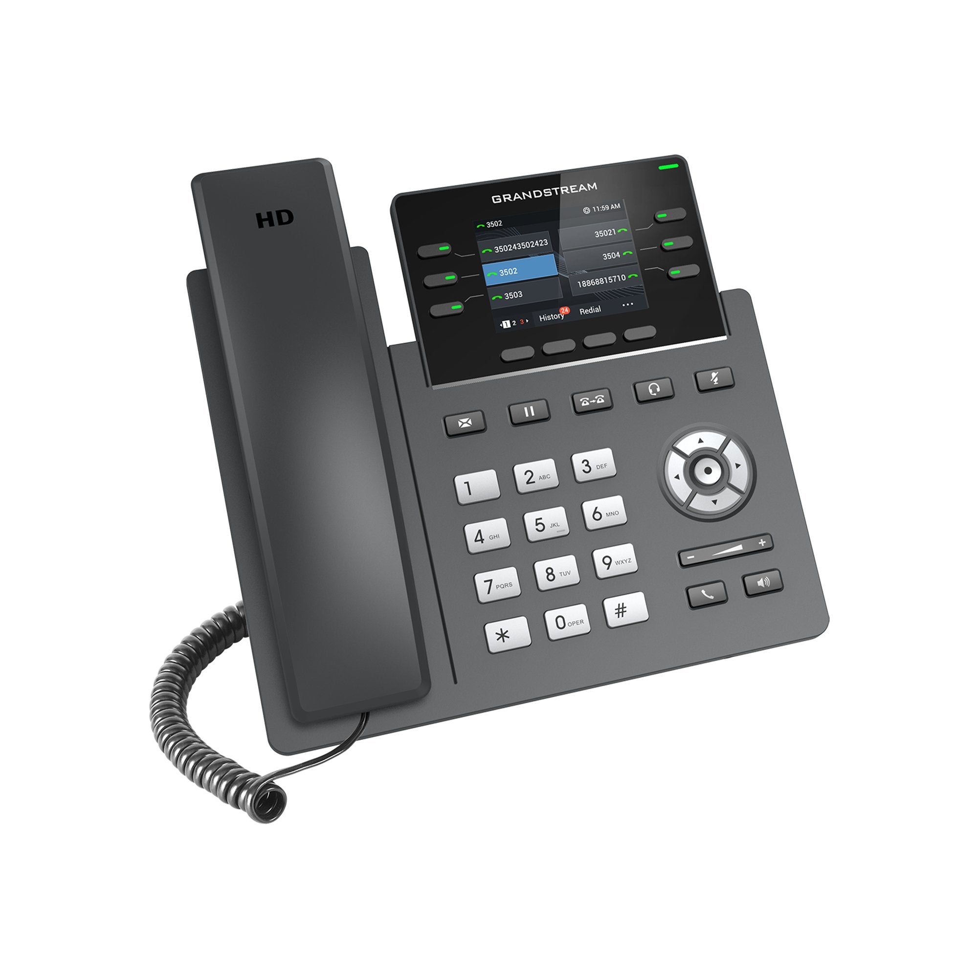 EAN 6947273705376 - Grandstream Networks GRP2613W teléfono IP Negro 4 líneas TFT imagen 3