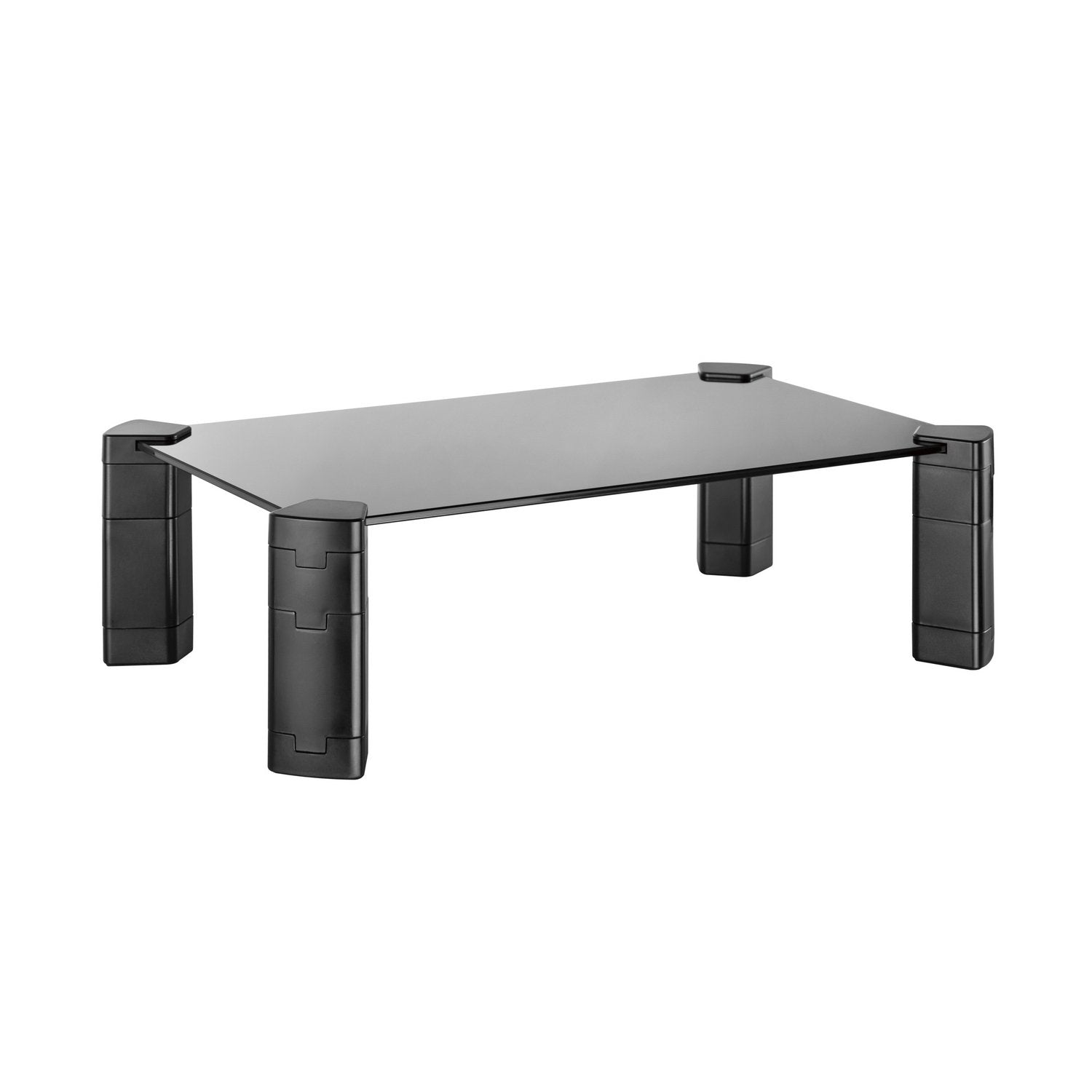 Aisens Soporte Elevador Cristal Para Monitor / Portatil - Negro