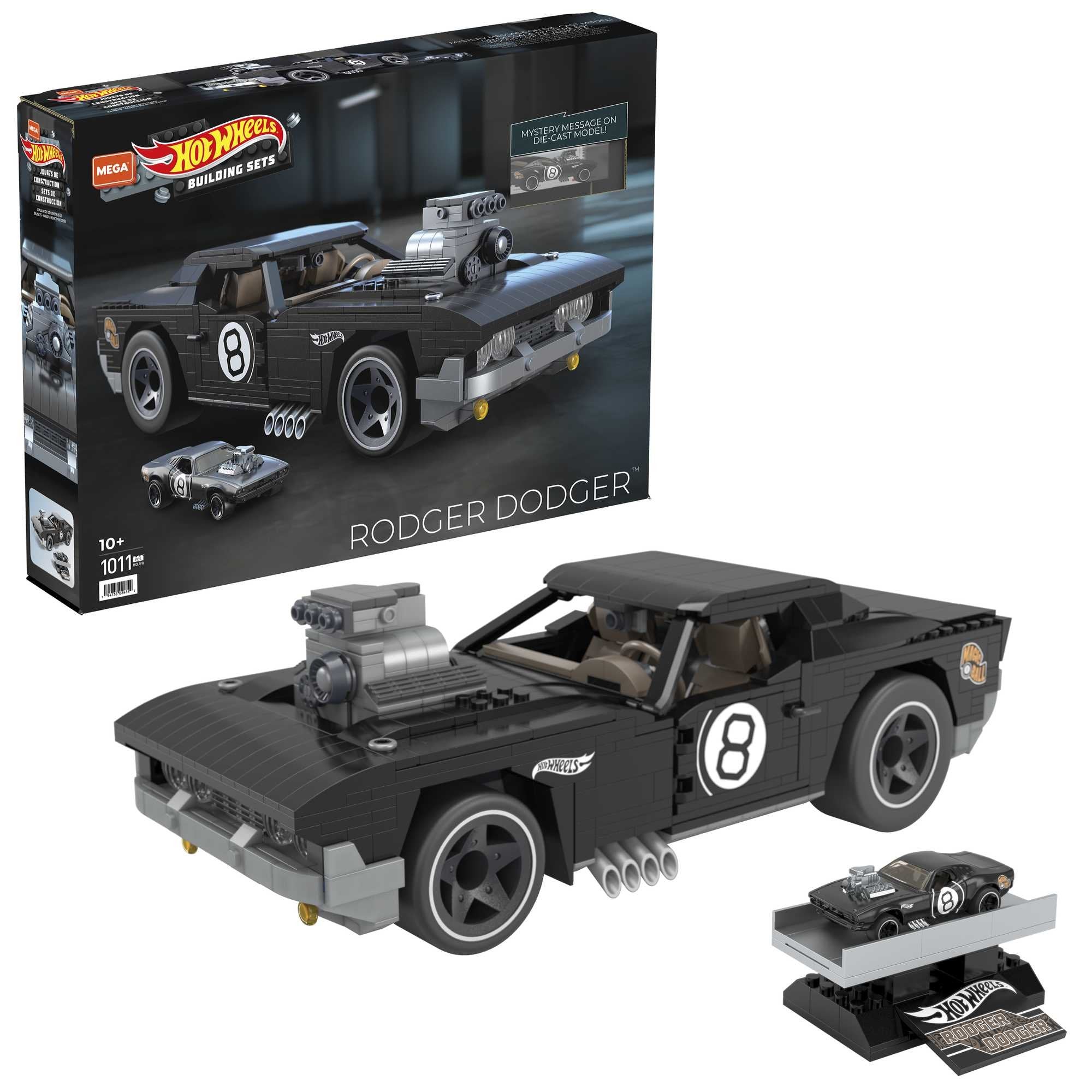 Mega Construx Hot Wheels Collector Rodger Dodger Juguete De Construcción Hdj98