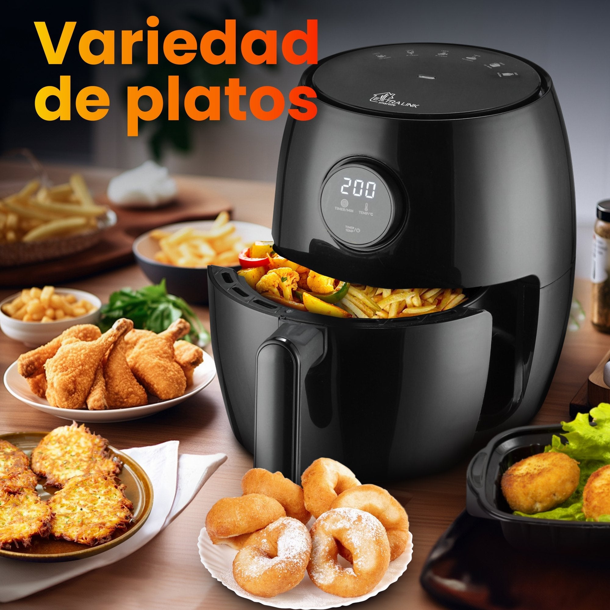 Extralink Smart Life Air Fryer 2l Eu Sj-200