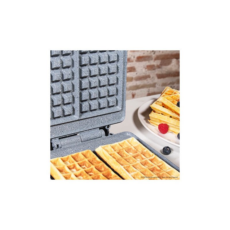 EAN 8435484080064 - Cecotec Fun Gofrestone Double 2 barquillo(s) Gris, Blanco imagen 2