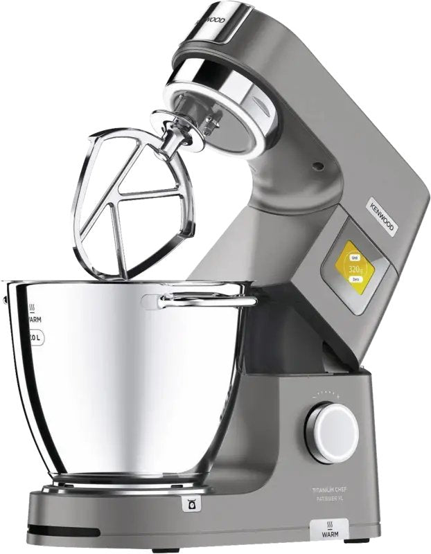 Kenwood Titanium Chef Patissier Xl Küchenmaschine Kwl90.164si (Plata, 1.400 Watt, Integrierte Waage) 0w20011381