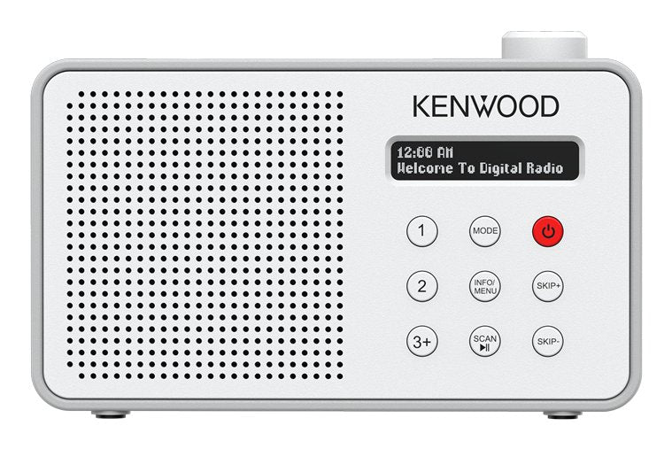 Radio Kenwood Cr-M25dab-W  Portátil Digital Blanco