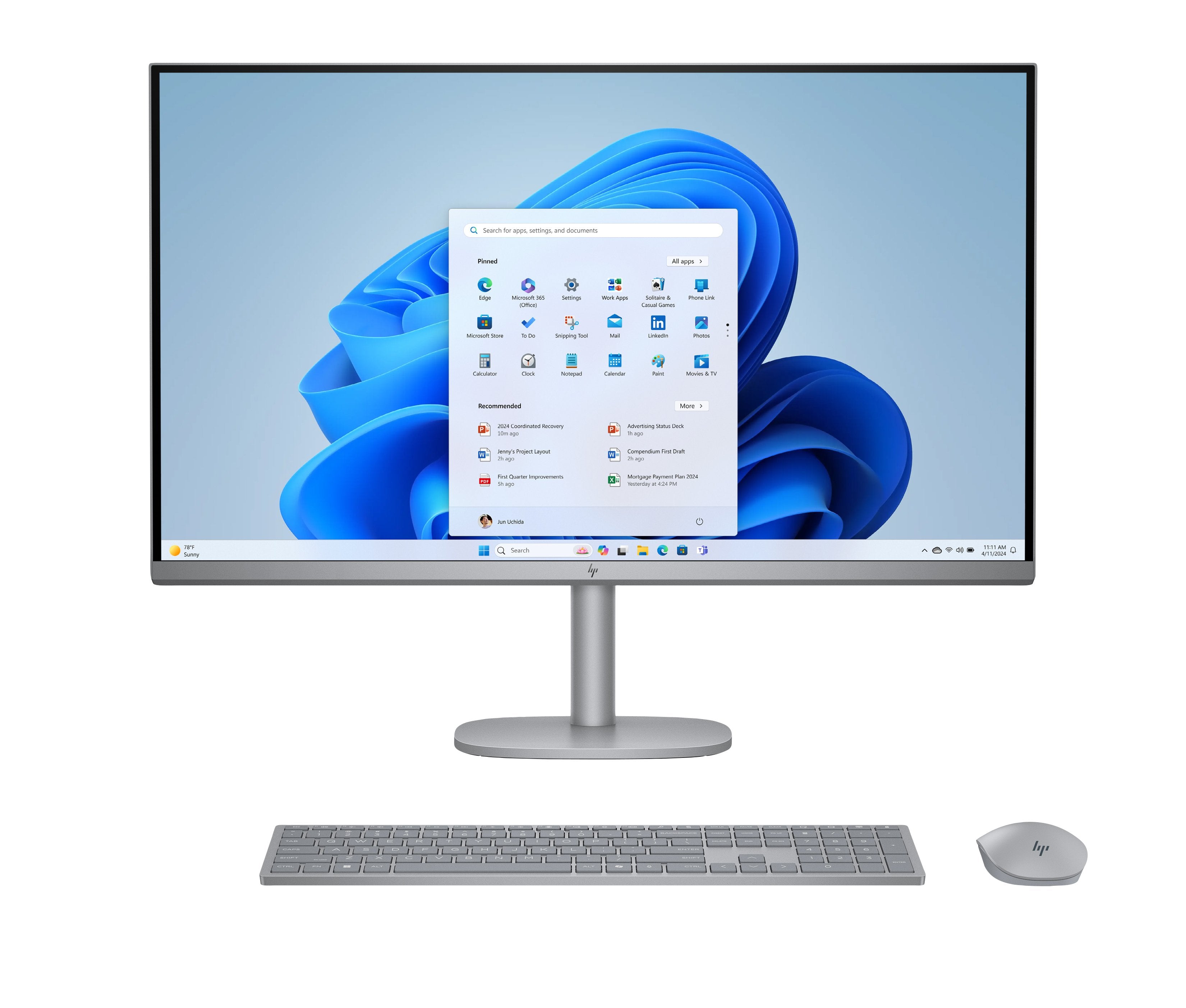 Hpc - Aio Omnistudio  Cs/32-C0005ns  Core 5-125h 16gb 1tb  Rtx 4050 6gb 31,5" W11 Silver
