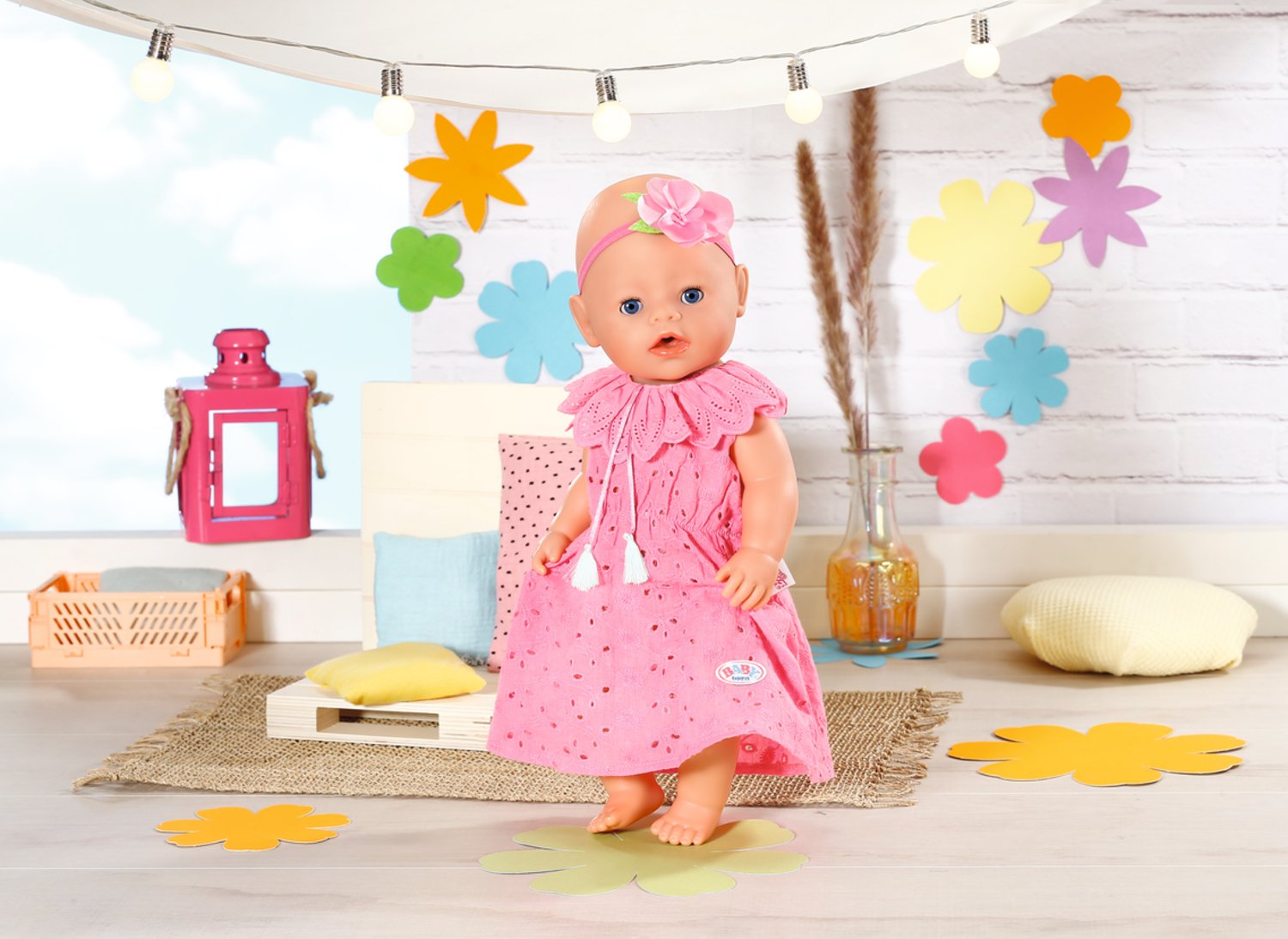 Baby Born® Trend Blumenkleid 43cm, Puppenzubehör 832684
