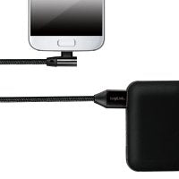 Logilink Cu0141 Cable Usb 0,3 M 2.0 Usb A Micro-Usb B Negro