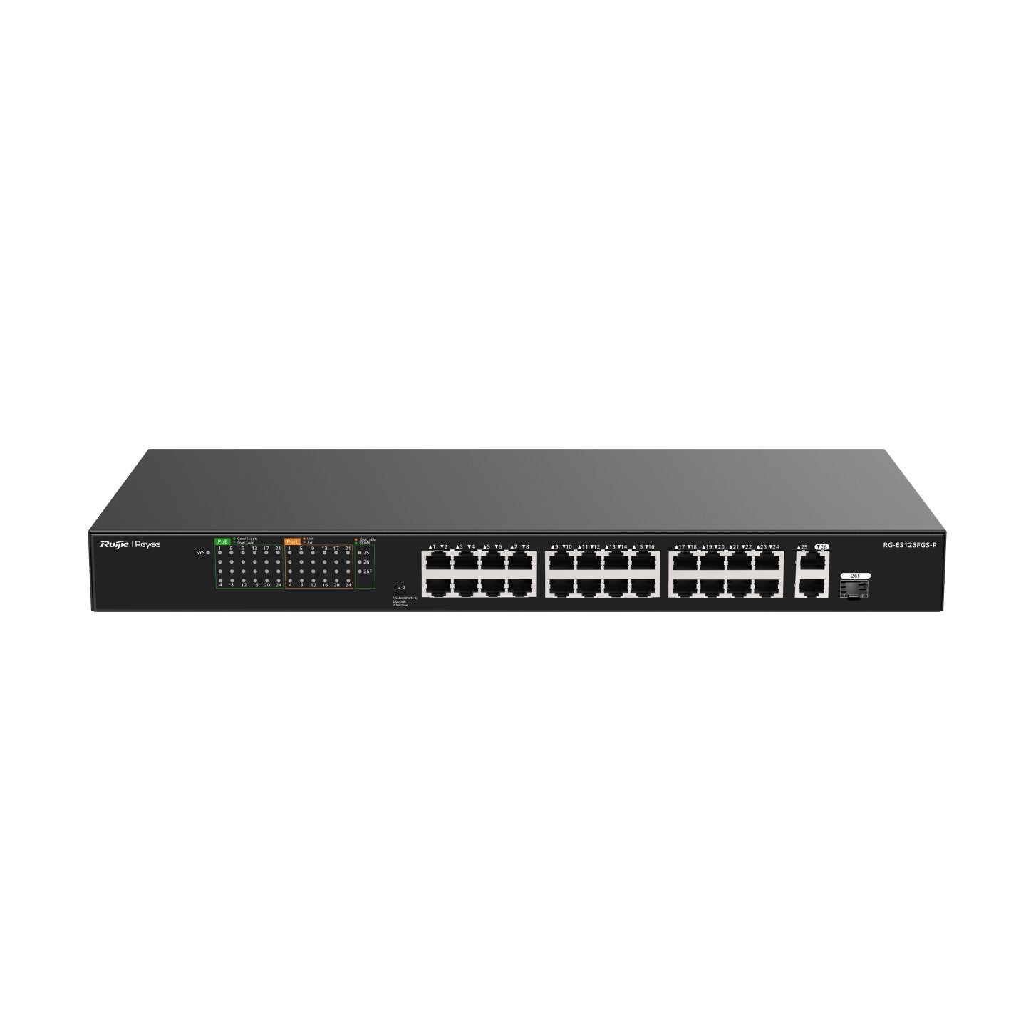 Switch Ruijie Unmanaged 24 Rj45 Poe 1 Sfp Combo