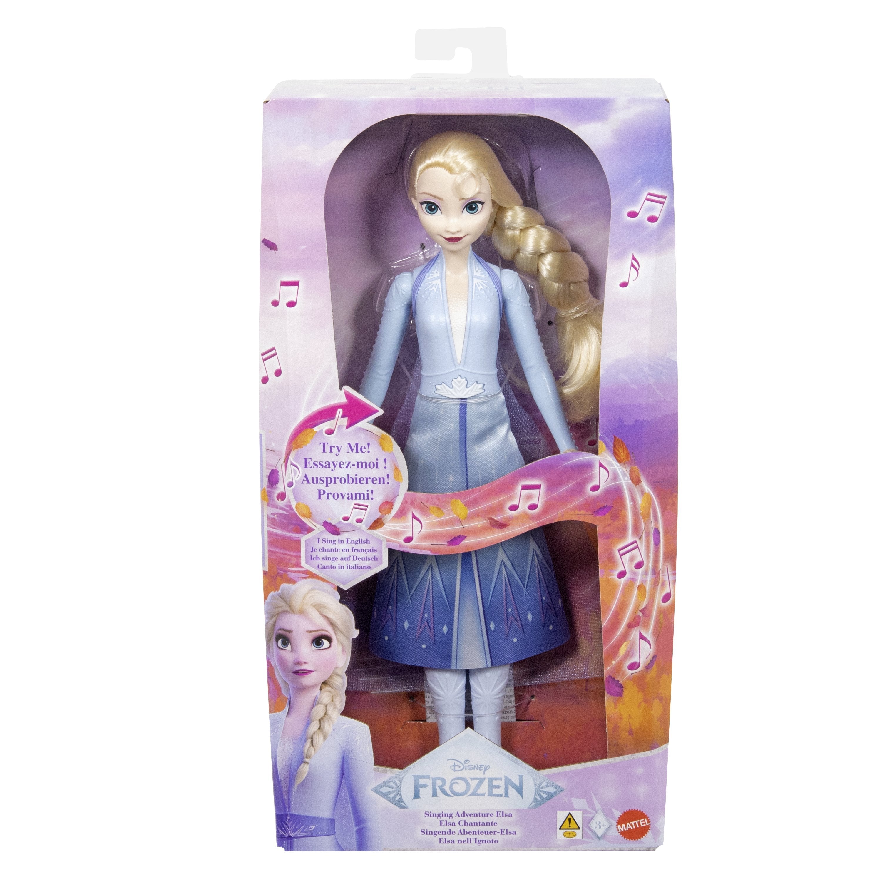 Mattel Disney La Reina De Hielo Cantando La Muñeca Elsa "Donde Todavía No Estaba" Jdl60