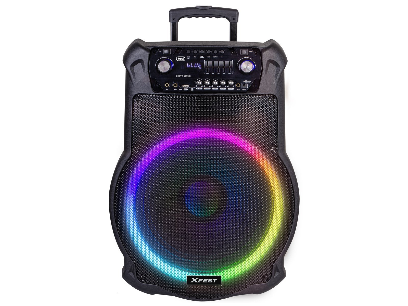 Altavoz Karaoke Trevi Xf 1600 Kb 200w Amplif+Aw+Trolley+Mic Wireless Incluido