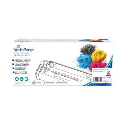 Mediarange Toner Hp Para Cf413x 410x Con Chip Magenta