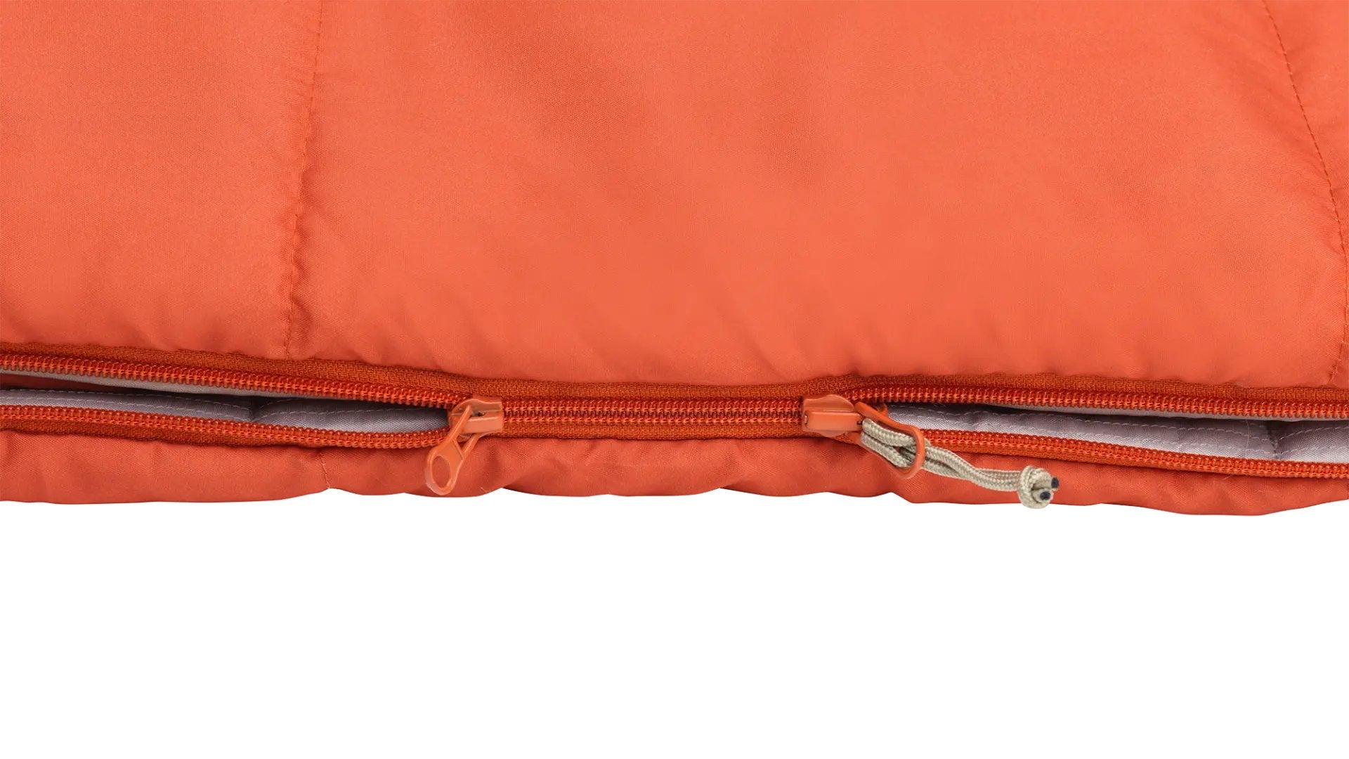 Outwell Campion Lux Sleeping Bag, Left Zipper, Orange
