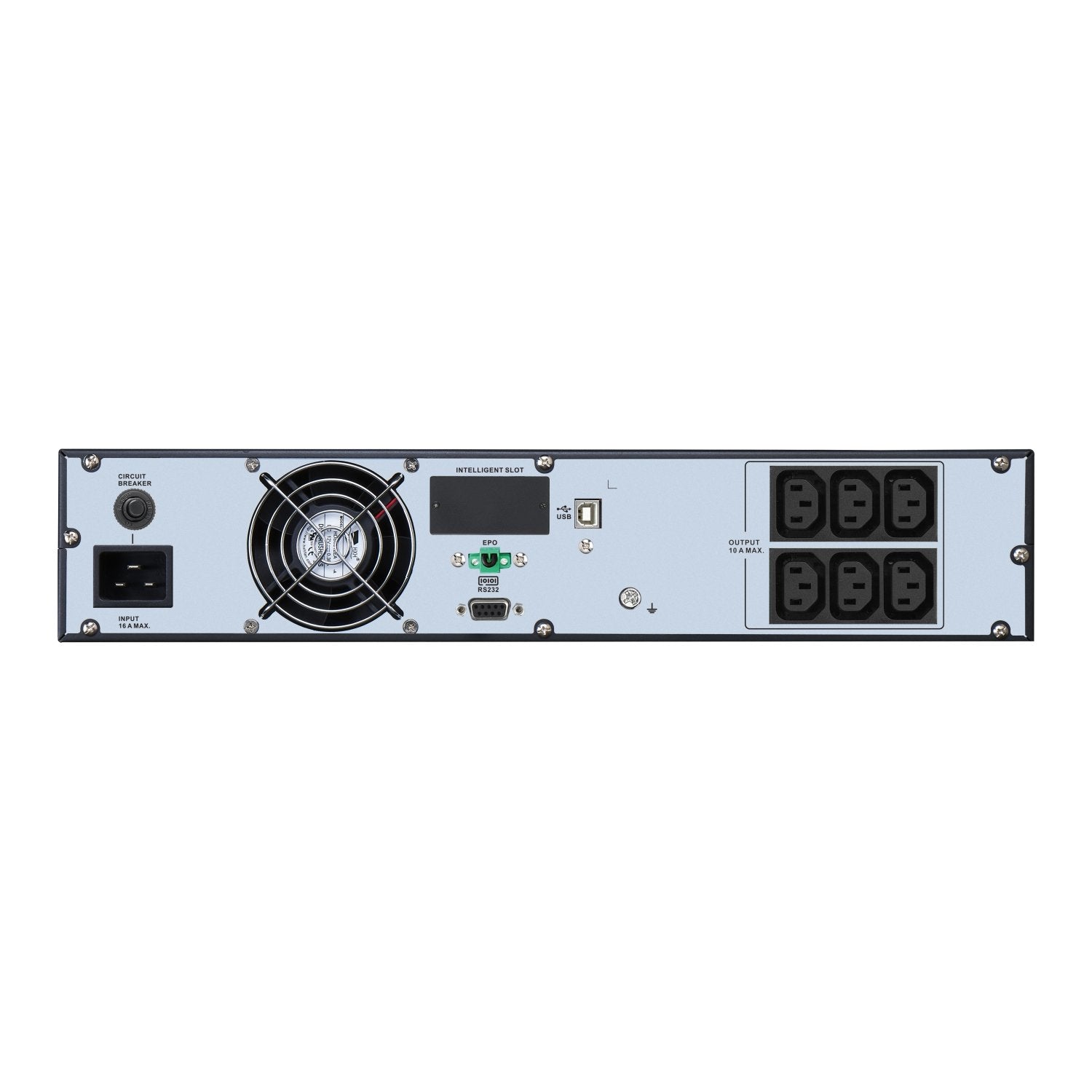 Apc Easy Ups On-Line Srvl Ups (Montaje En Bastidor) Lithium-Ion Intelligent Card Slot With Rail Kit Ca 230 V 1800 Vatios 2000 Va 1 Fase 432 Wh Rs-232 Usb Conectores De Salida: 6 Pfc 2u Negro Con Bisel Frontal En Plateado