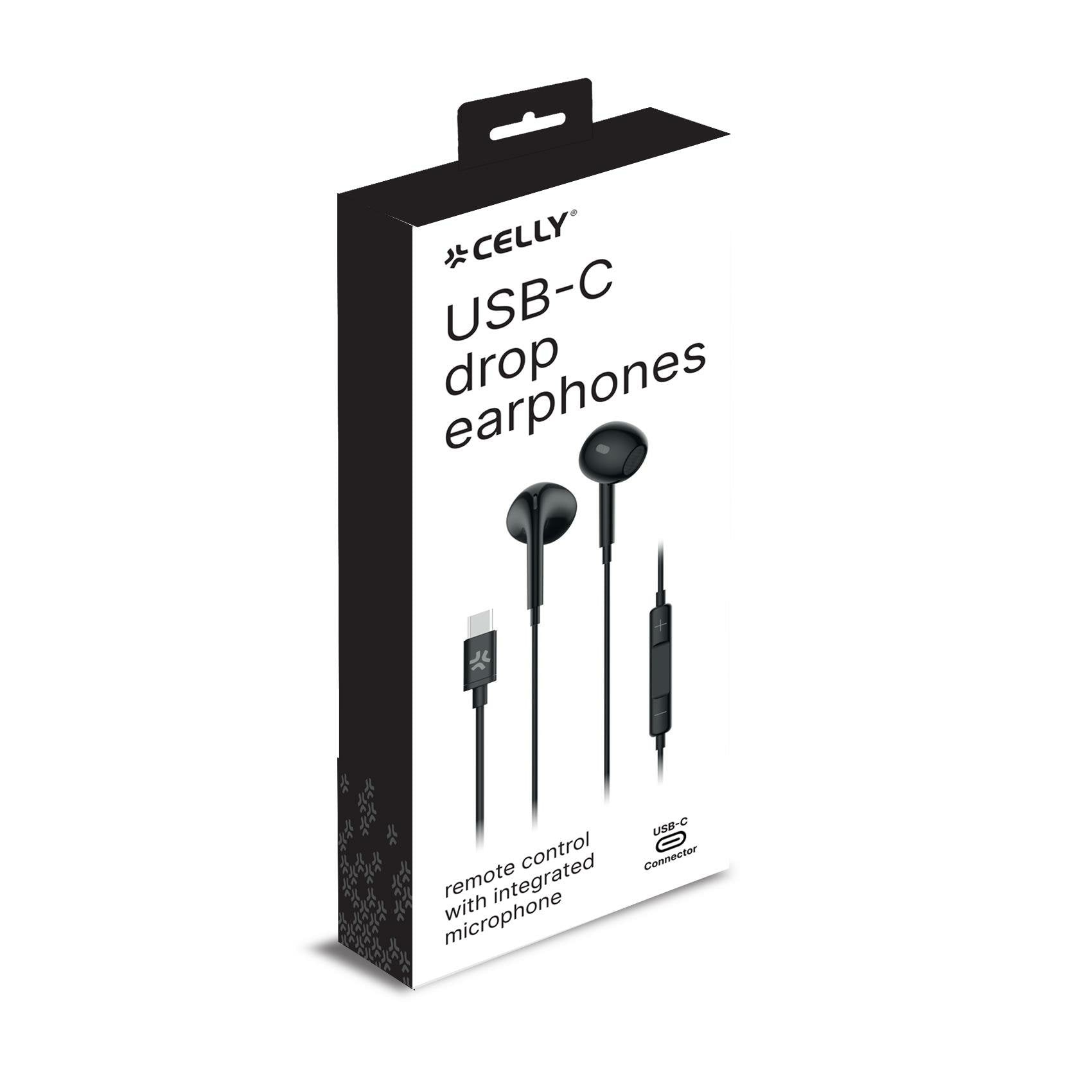 Wired Drop Stereo Earphones Usb-C