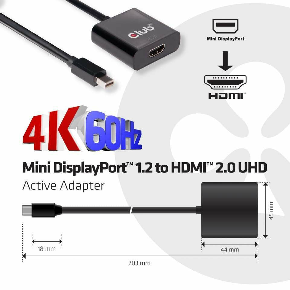 EAN 8719214470982 - CLUB3D CAC-2170 cambiador de género para cable Negro imagen 3
