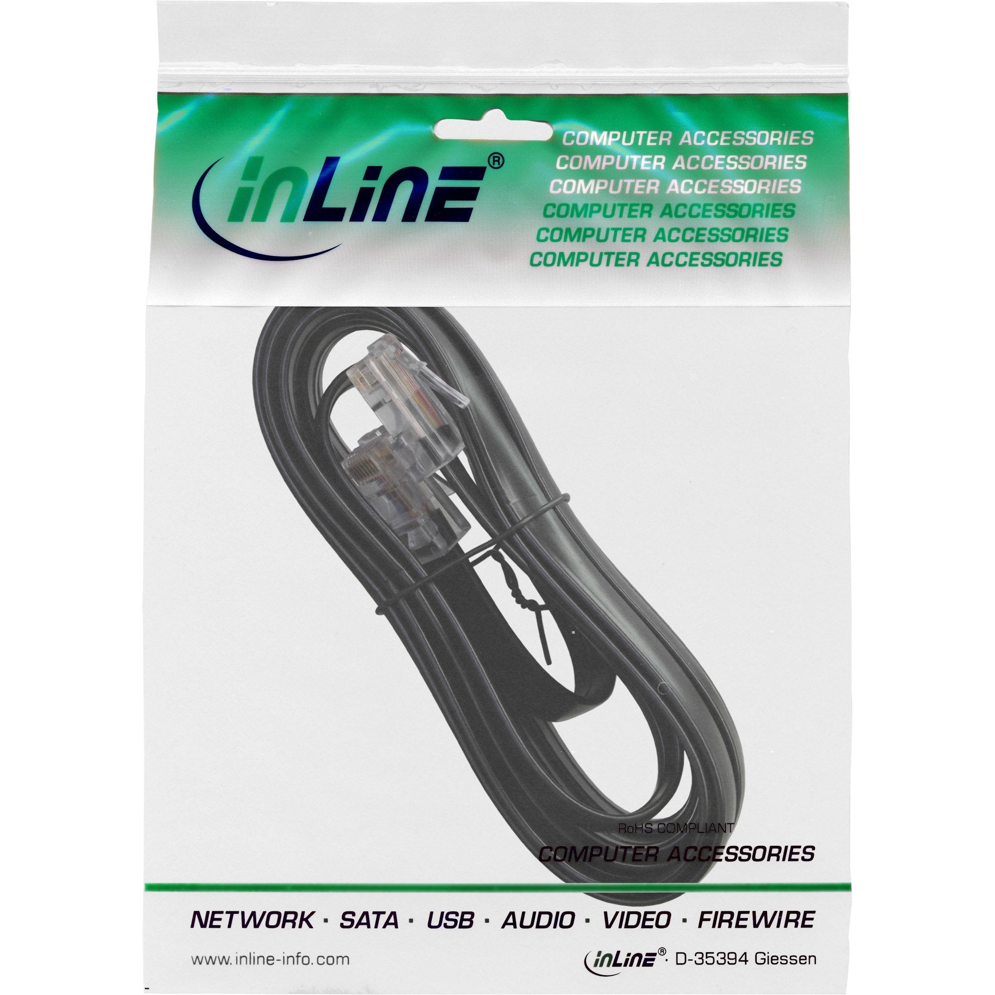 Inline Isdn Cable Rj45 Macho A Macho 8p8c 3m