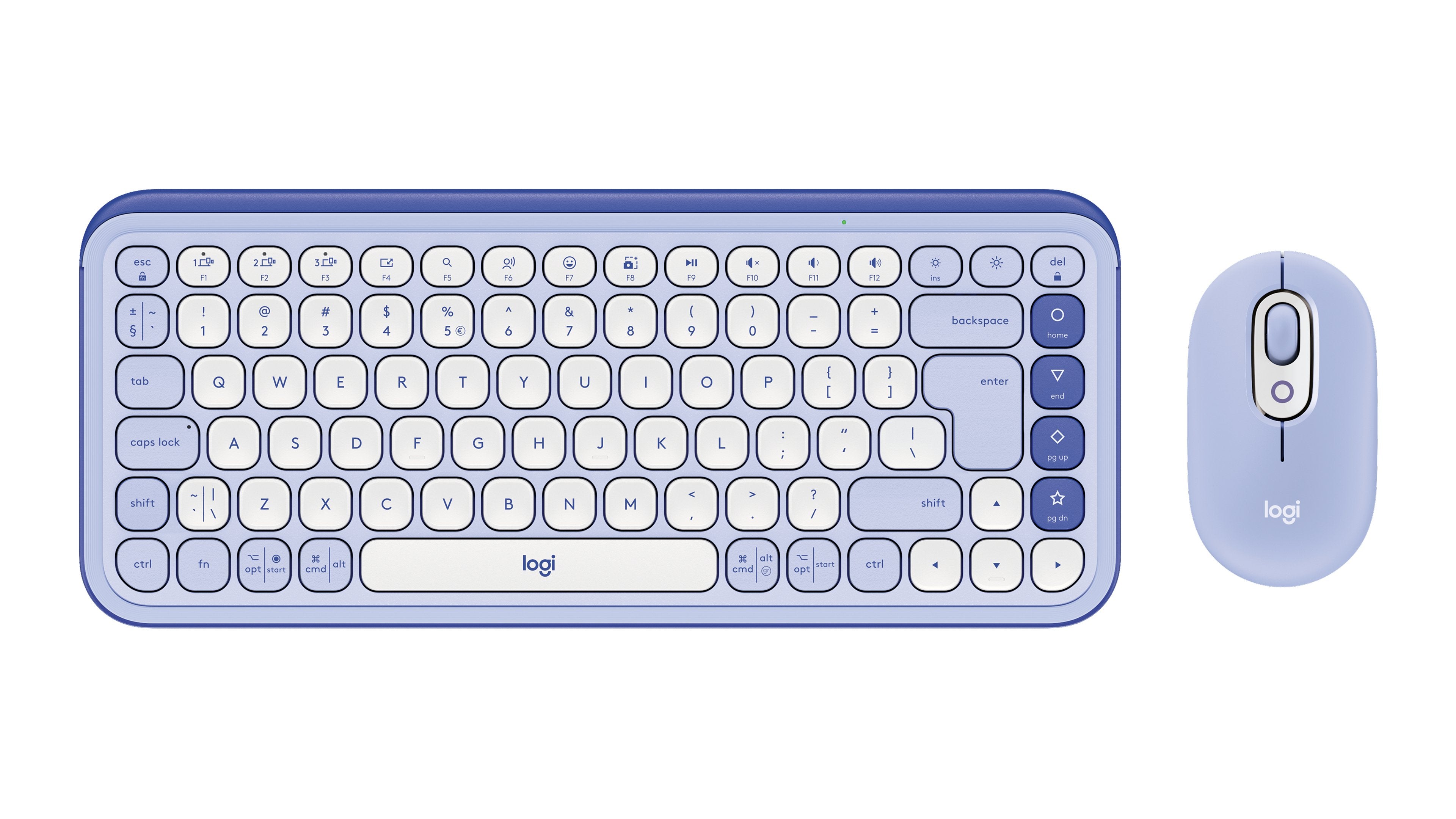 EAN 5099206127692 - Logitech 920-013078 teclado Ratón incluido Universal Bluetooth QWERTY Turco Lila, Blanco imagen 1
