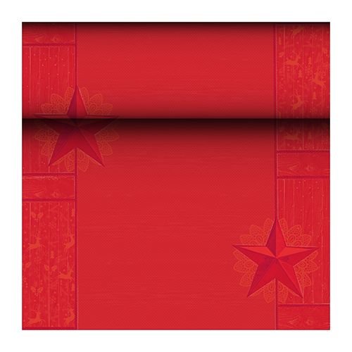 Papstar Tischläufer Rising Star 88167 Rojo 40,0 Cm X 24,0 M, 1 Unidades