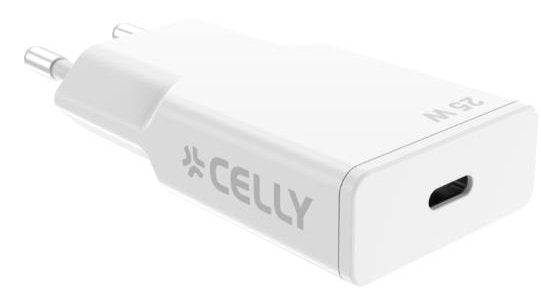 EAN 8021735220893 - Celly SLIMTC1C25W Portátil, Smartphone, Tableta Blanco Corriente alterna Carga rápida Interior imagen 1
