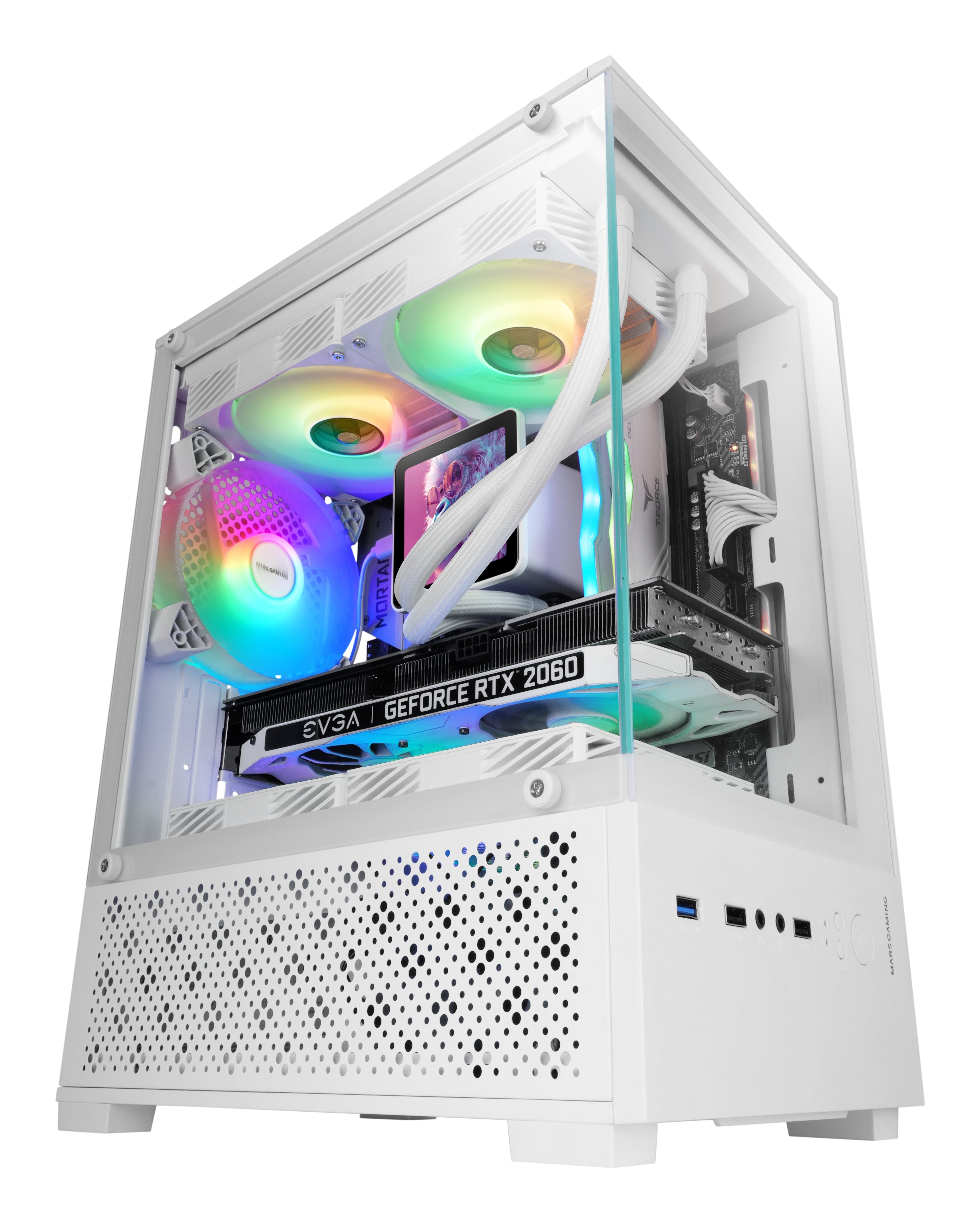 Caja Gaming Minitorre Mars Gaming Mc-Se2 Blanca
