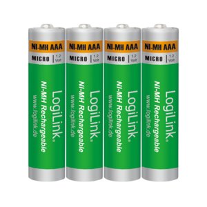 Logilink Lr03rb4 - Aaa Ni-Mh Rechargeable Batteries. Micro. 1.2v. 4pcs
