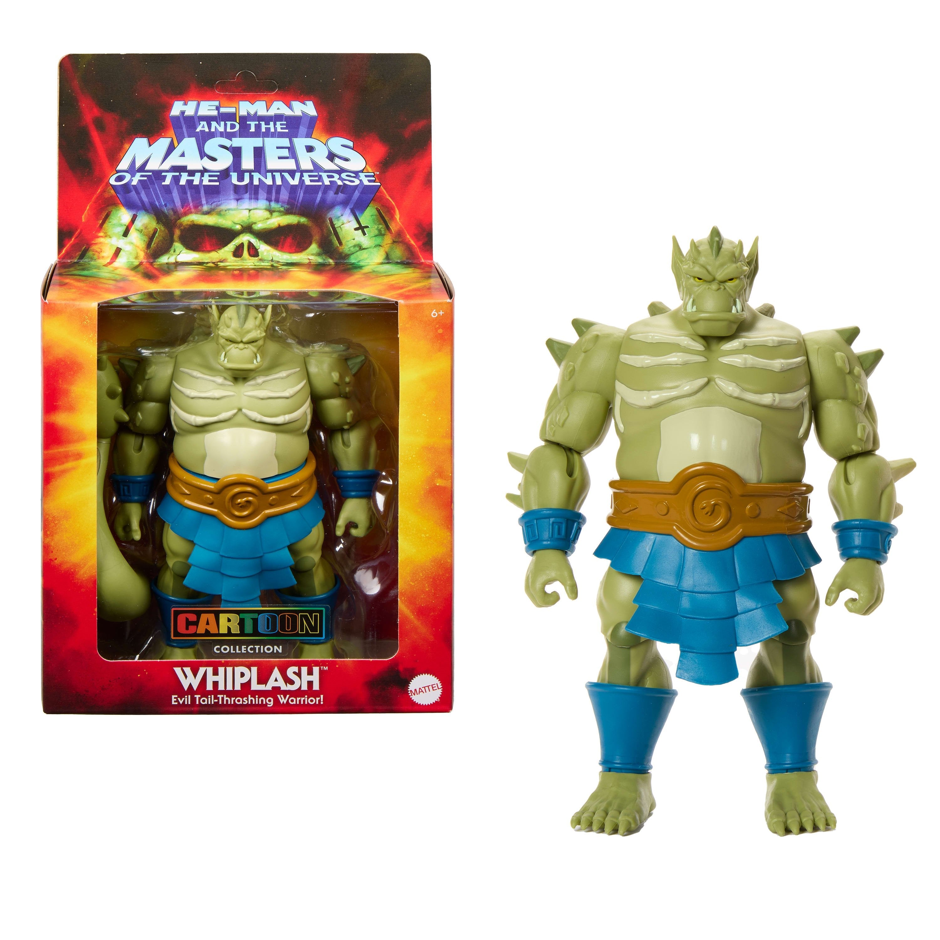 Figura Deluxe Whiplash Cartoon Collection Master Of The Universe Origins 14cm