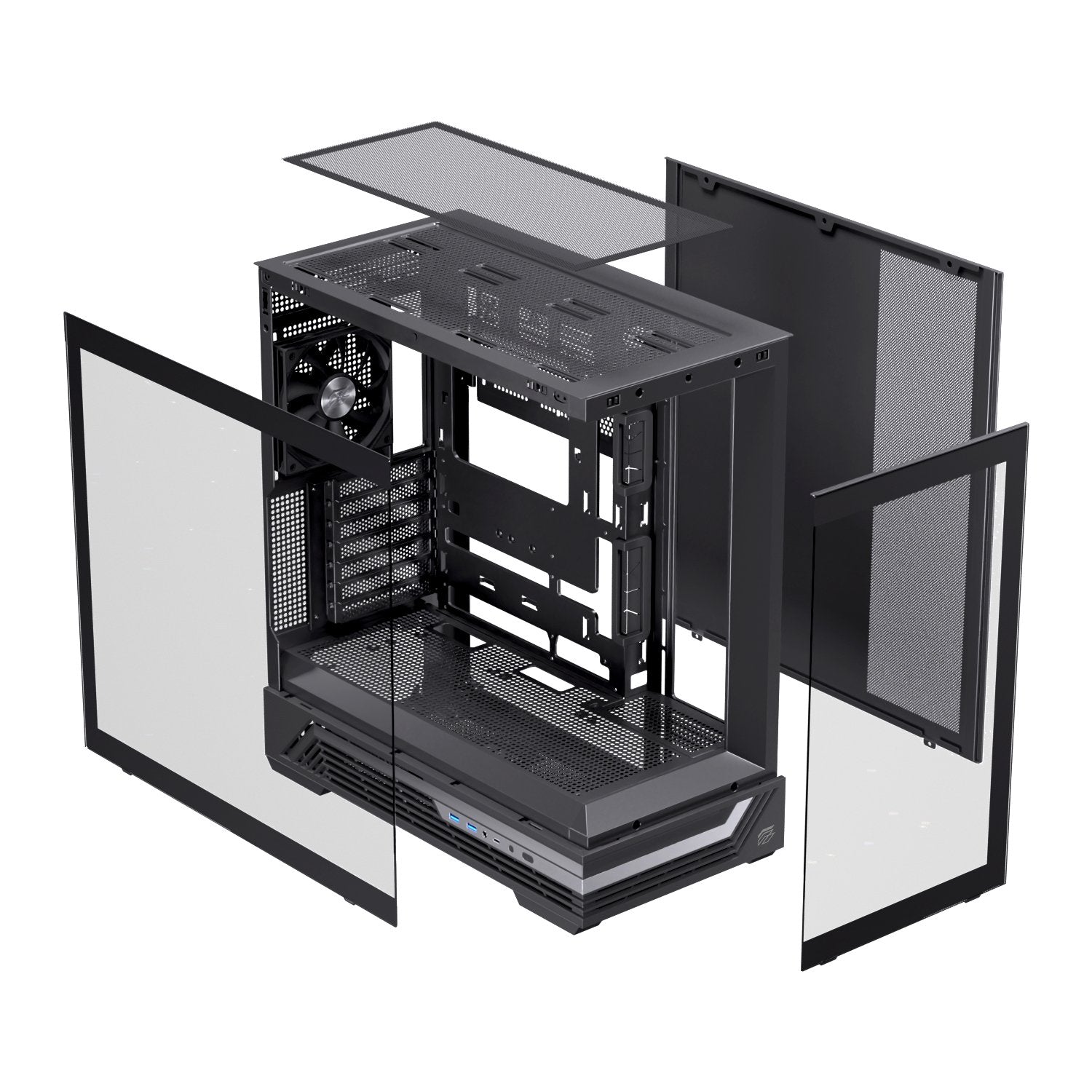 EAN 6977277366693 - Einarex EXCS-PR-800C-B carcasa de ordenador Midi Tower Negro imagen 11