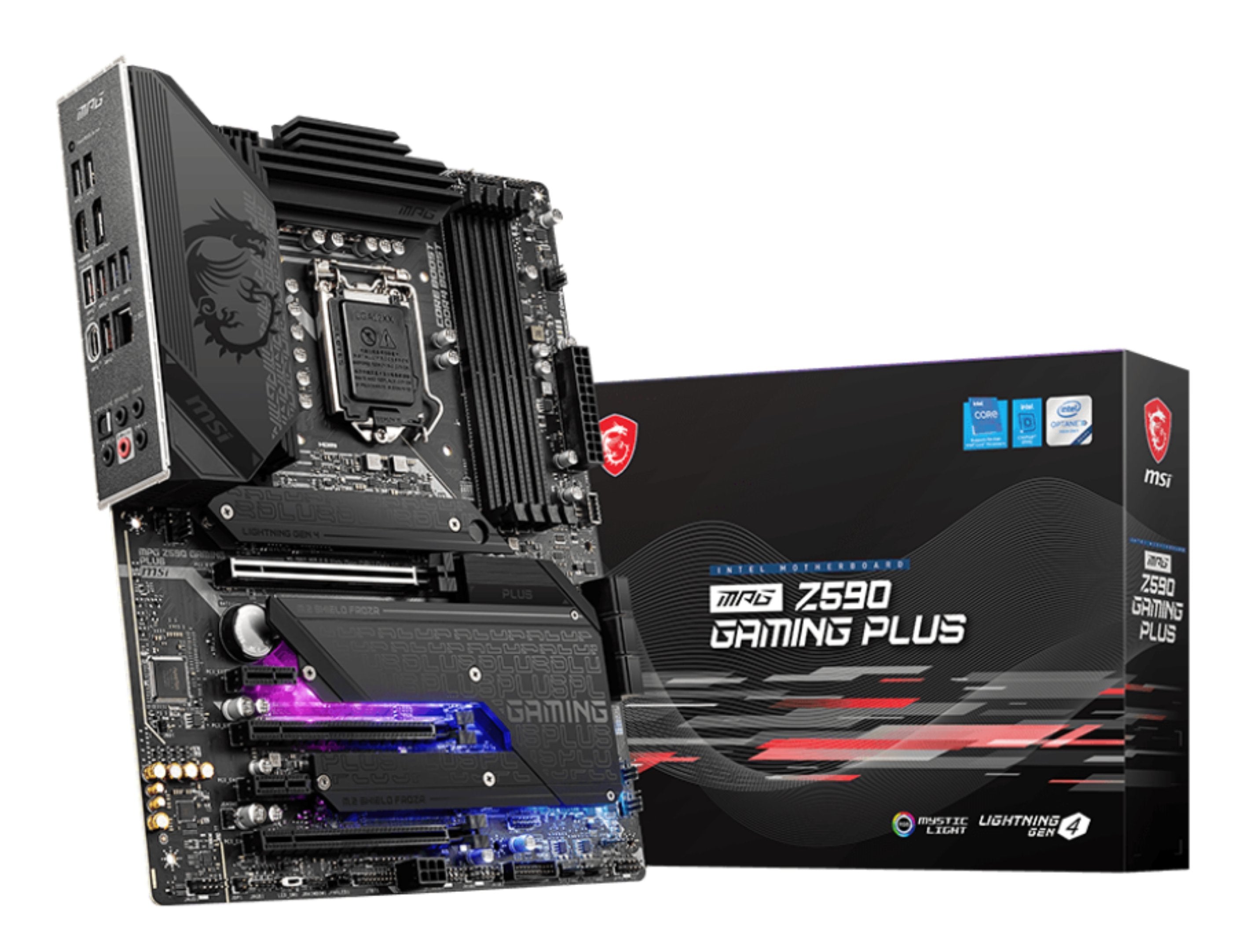 Placa Base Msi Lga1200 Mpg Z590 Gaming Plus Atx/4xddr4/6xsata6/1xusb-C/1xusb 3.2/2xusb 2.0 911-7d07-003