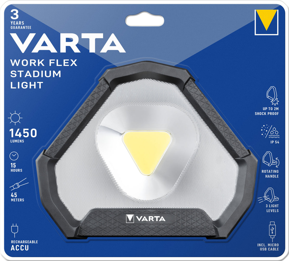 EAN 4008496996100 - Varta Work Flex Negro, Blanco LED imagen 3