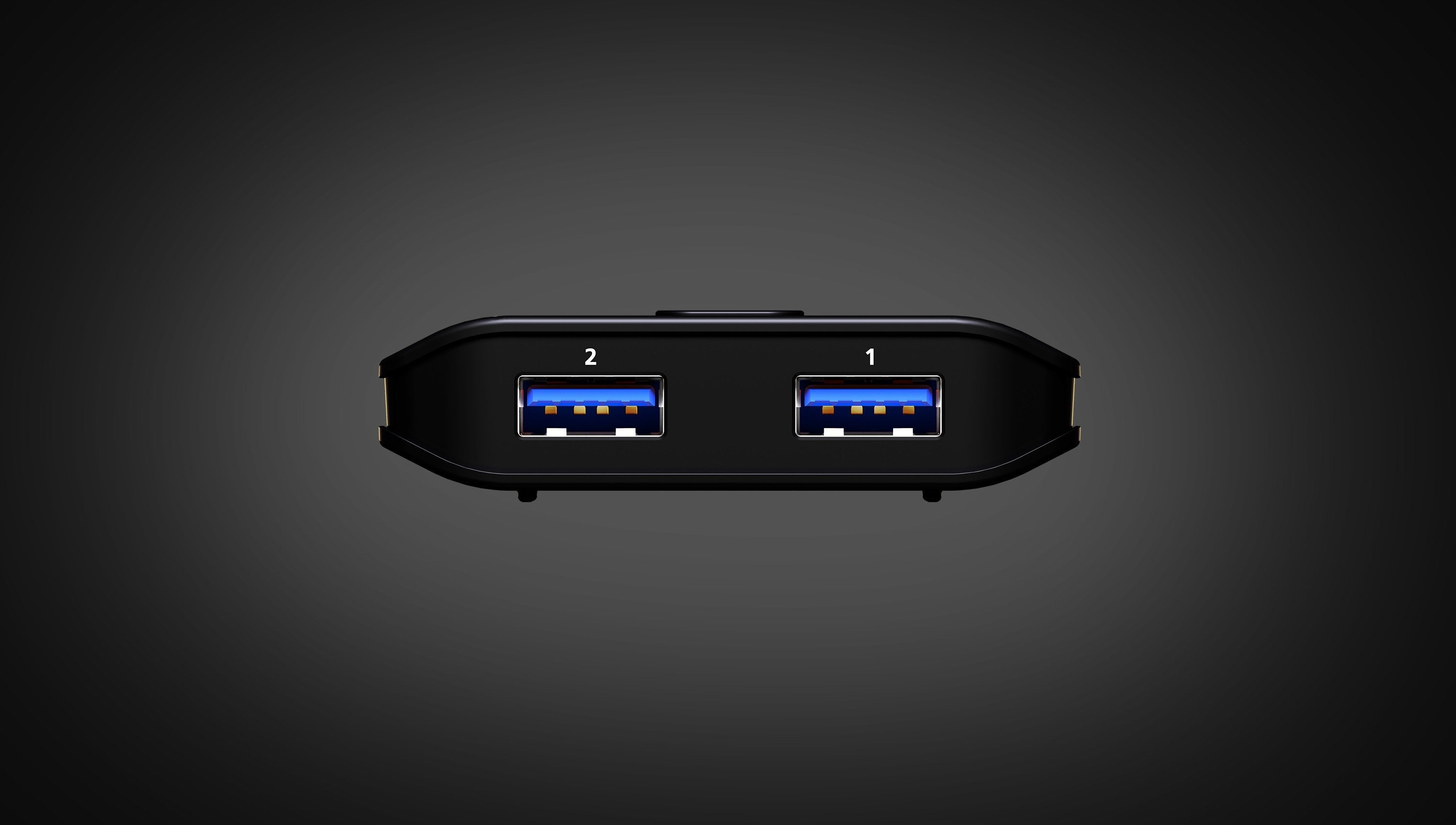 2 X 2-Port Usb 3.2 Gen 1  Peripheral Sharing Switch