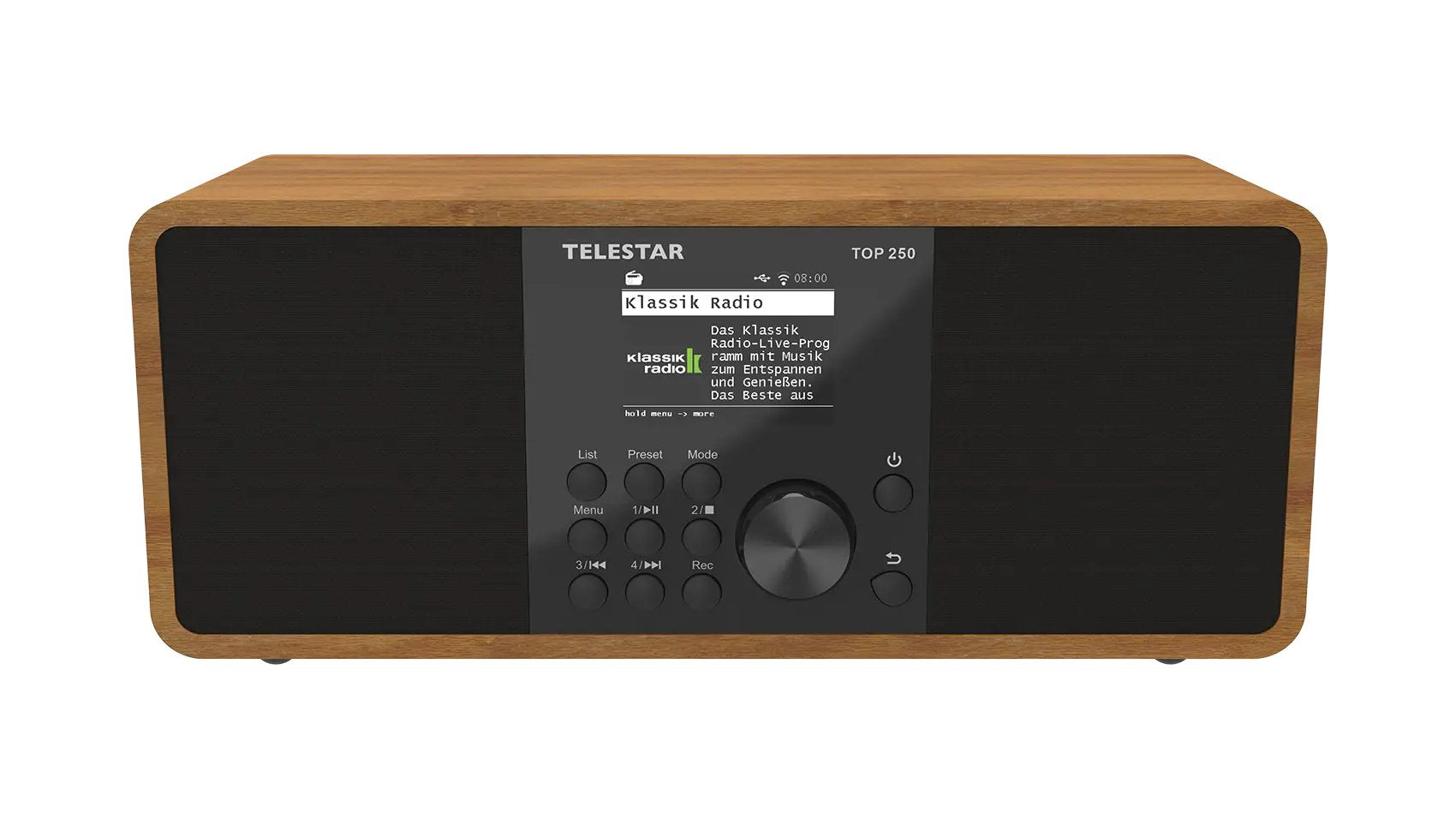 Telemar Top 250 Holz Multifunktionsradios Mationär