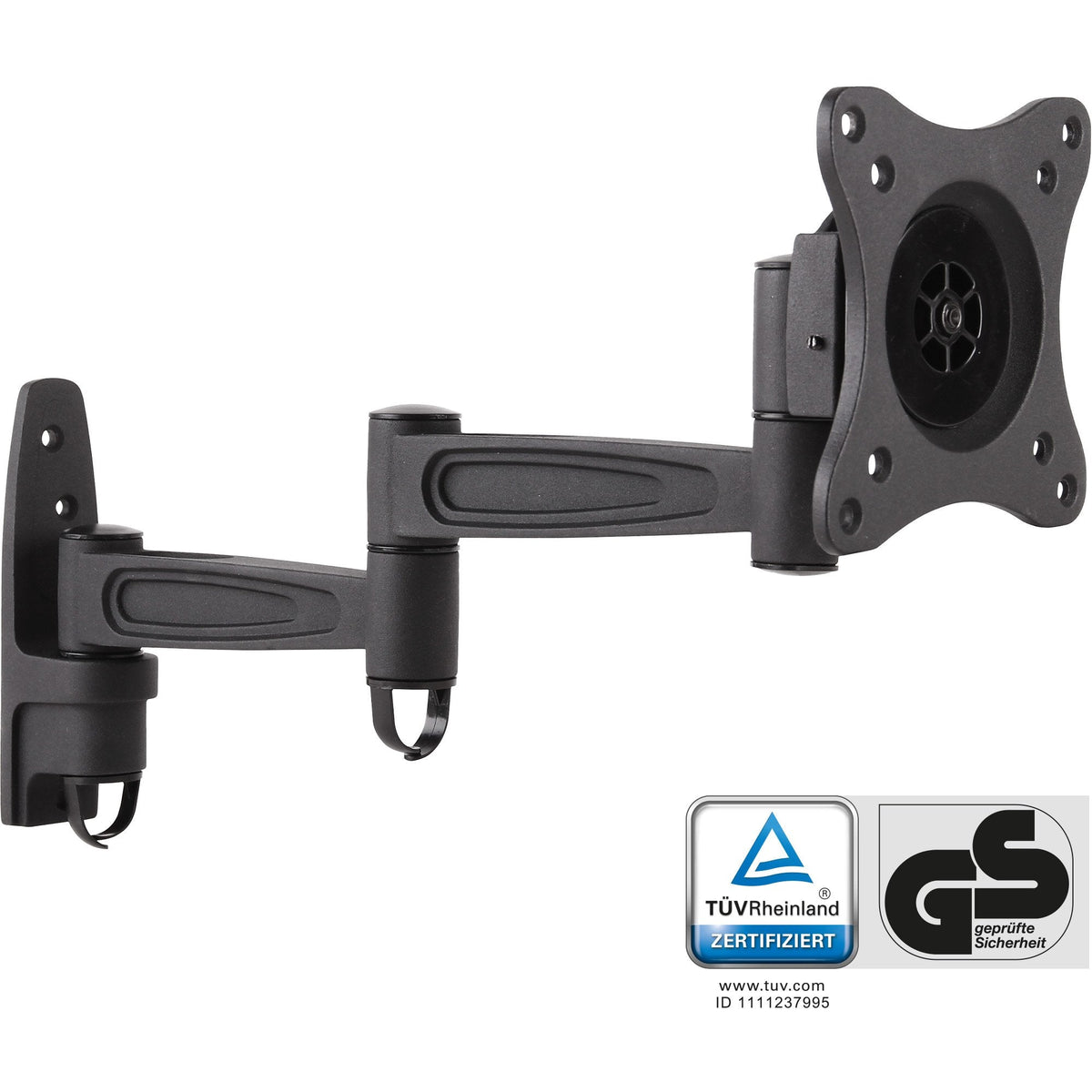 Soporte De Pared Inline Para Tft De Hasta 68 Cm 27" Máx. Brazo De Dos Piezas De 15 Kg
