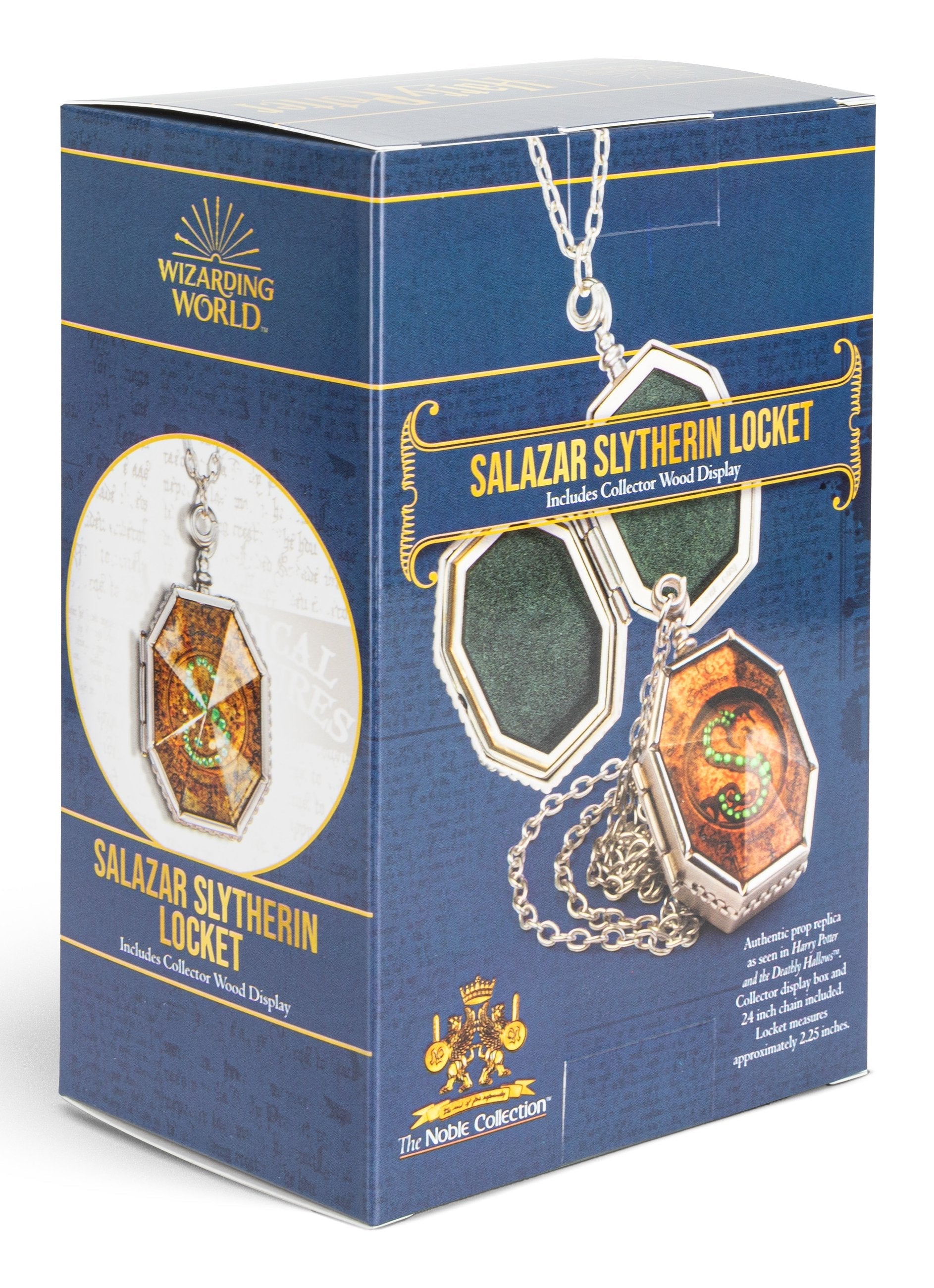 Replica The Noble Collection Harry Potter Guardapelo Horrocrux De Salazar Slytherin En Expositor