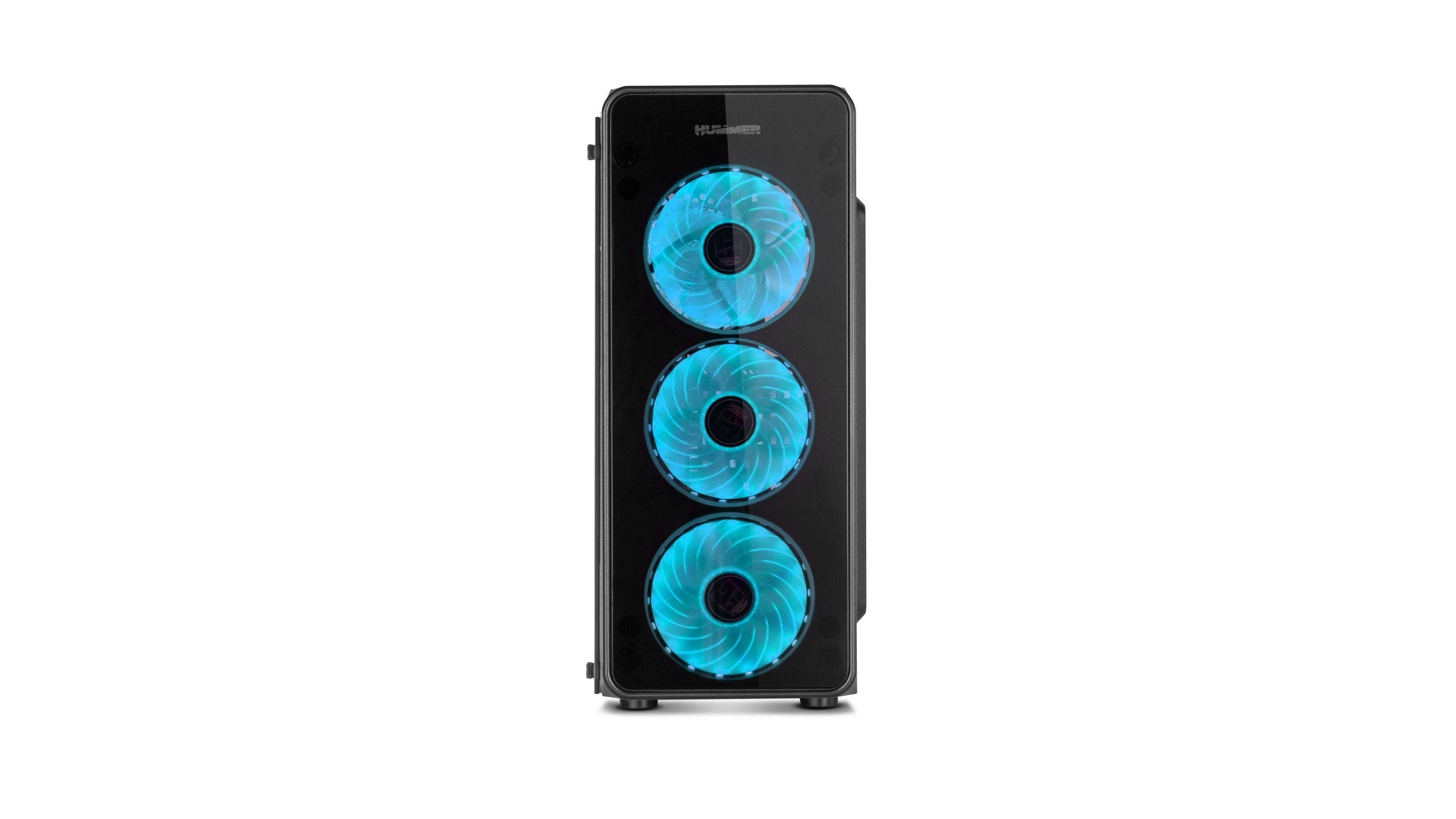 Caja Pc Nox Atx Hummer Tgm Rainbow 1xusb3.0 2xusb2.0 Negro Rgb