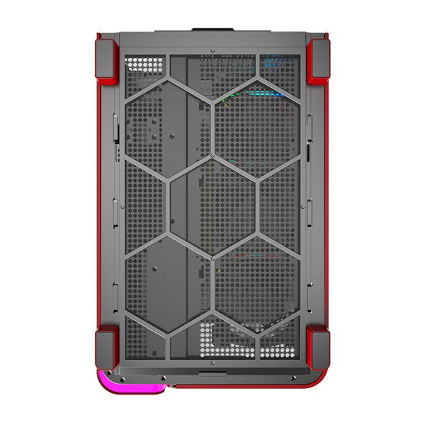 Caja Montech King Pro 95, Roja, Vidrio Templado X 2 King95pror