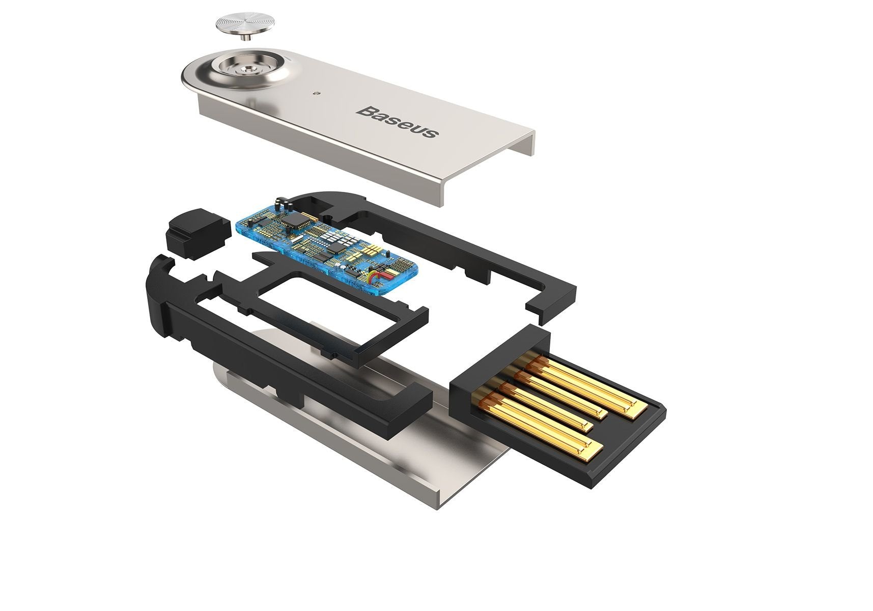 EAN 6953156290488 - Baseus CABA01-01 cable de audio 0,5 m 3,5mm USB tipo A Negro imagen 5