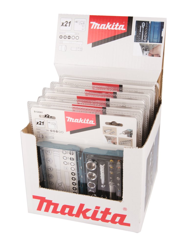 Makita B-54081 Ratchet + Bit Set