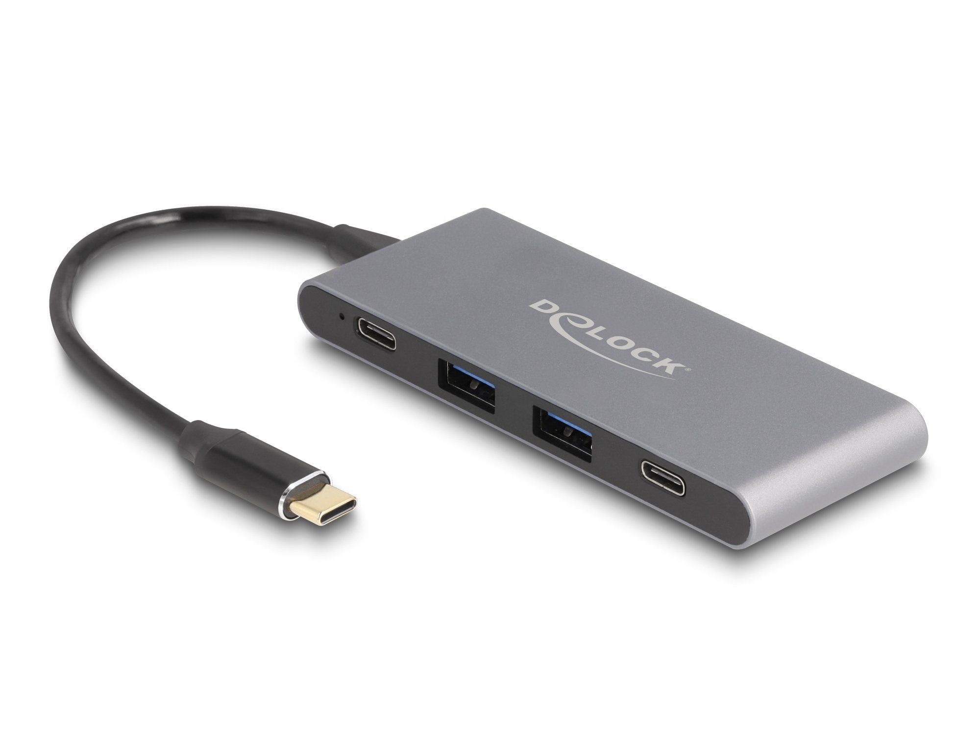 Hub Delock 4 Port Usb Tipo-C Con 2 X Usb Typ-A Y 2 X Usb Tipo-C 10 Gbps