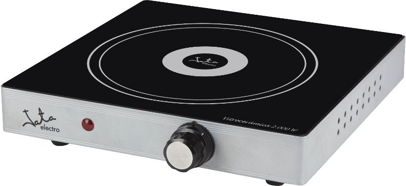 Placa De Inducción Jata V139 2000w Ø180mm Termostato Regulable Cuerpo Metálico Protección Sobrecalentamiento