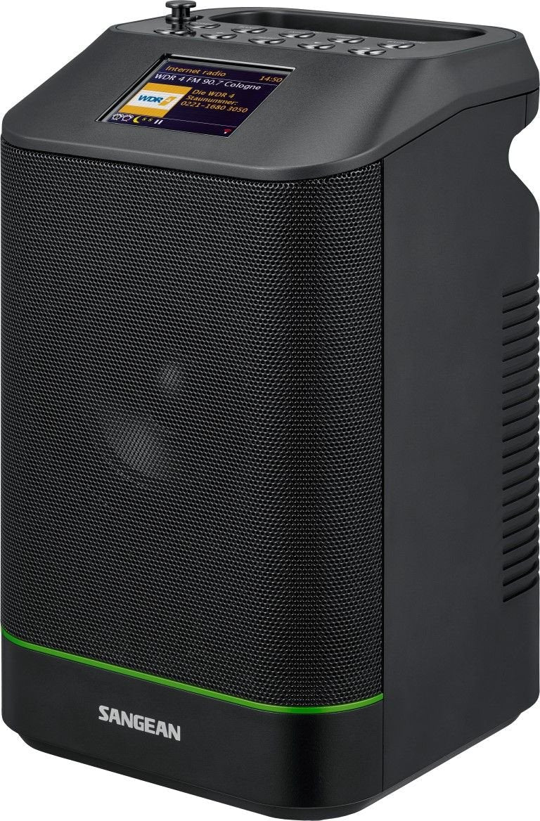 Radio Sangean Wfs-58 Negro Portátil De Internet