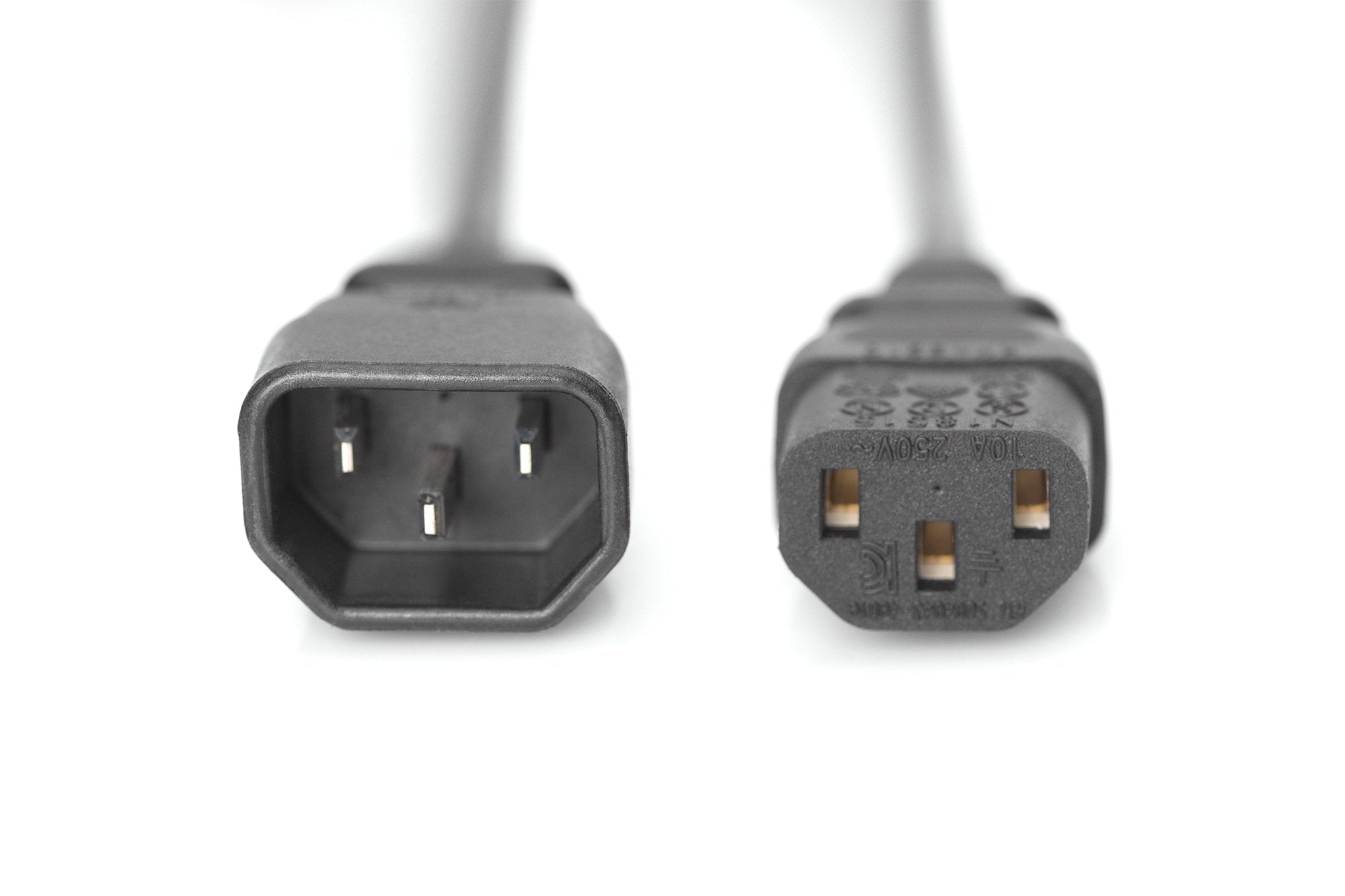 Cable De Alimentación Iec Macho - Hembra 1.8m
