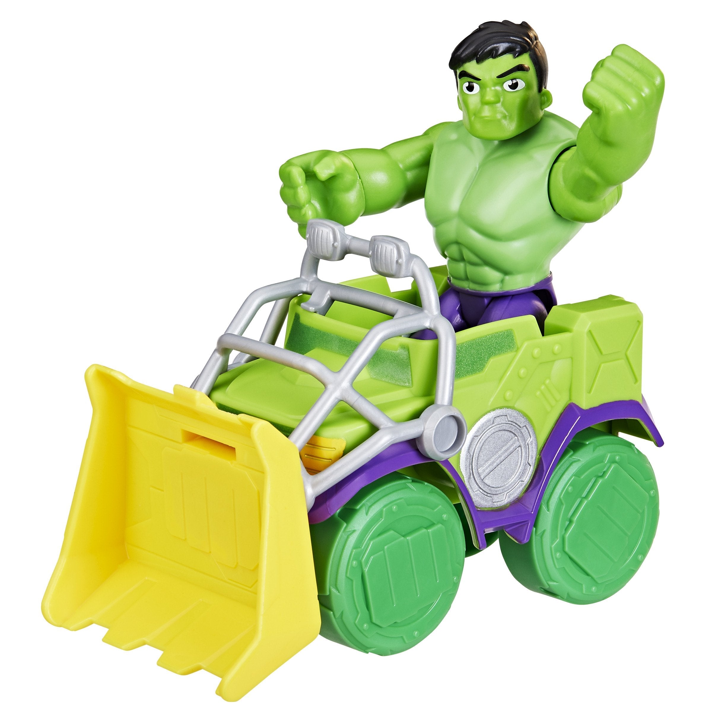 Set Camion Demoledor + Figura Hulk Spidey And His Amazing Friends Marvel