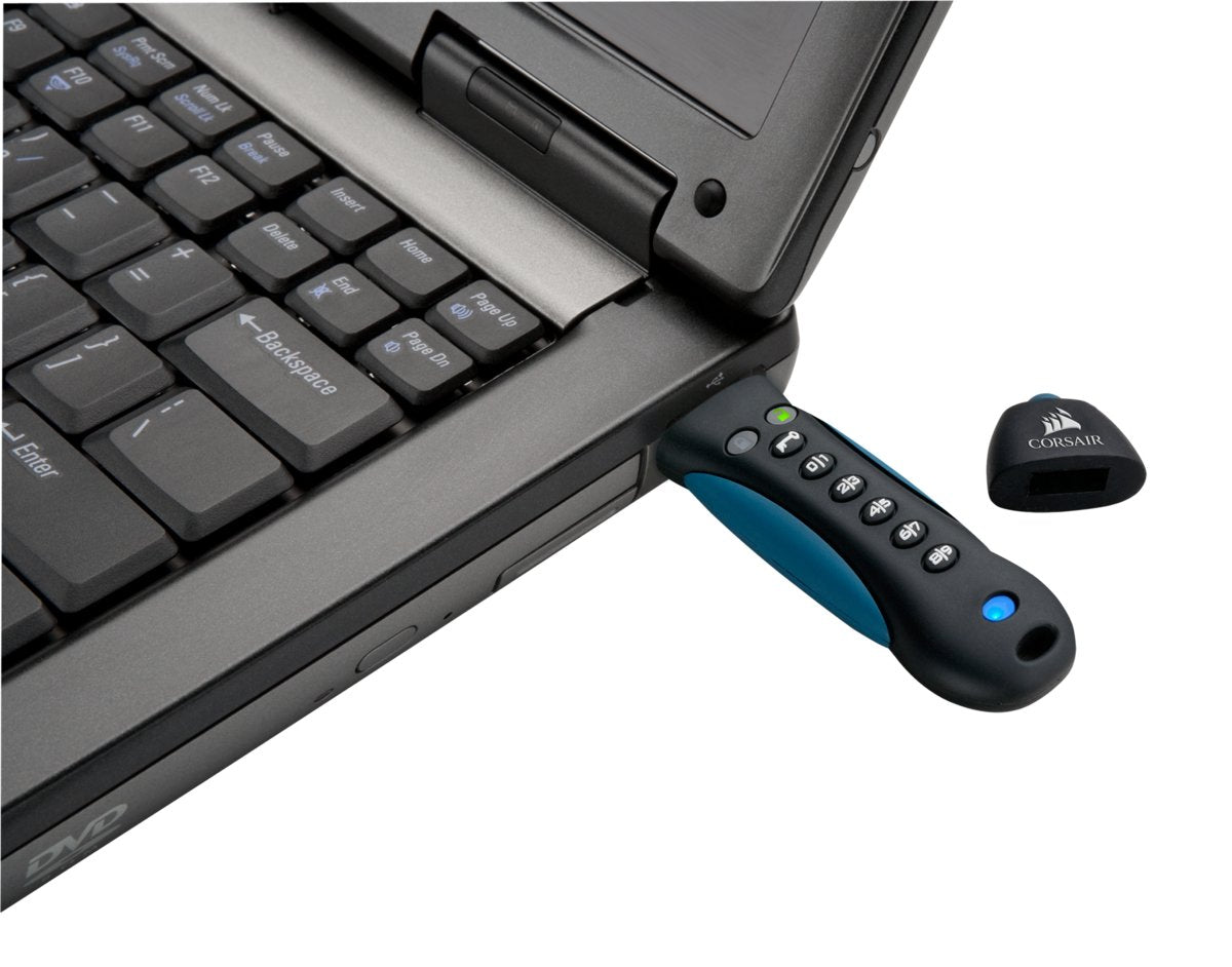 EAN 0840006621980 - Corsair Padlock 3 unidad flash USB 128 GB USB tipo A 3.2 Gen 1 (3.1 Gen 1) Negro, Azul imagen 4