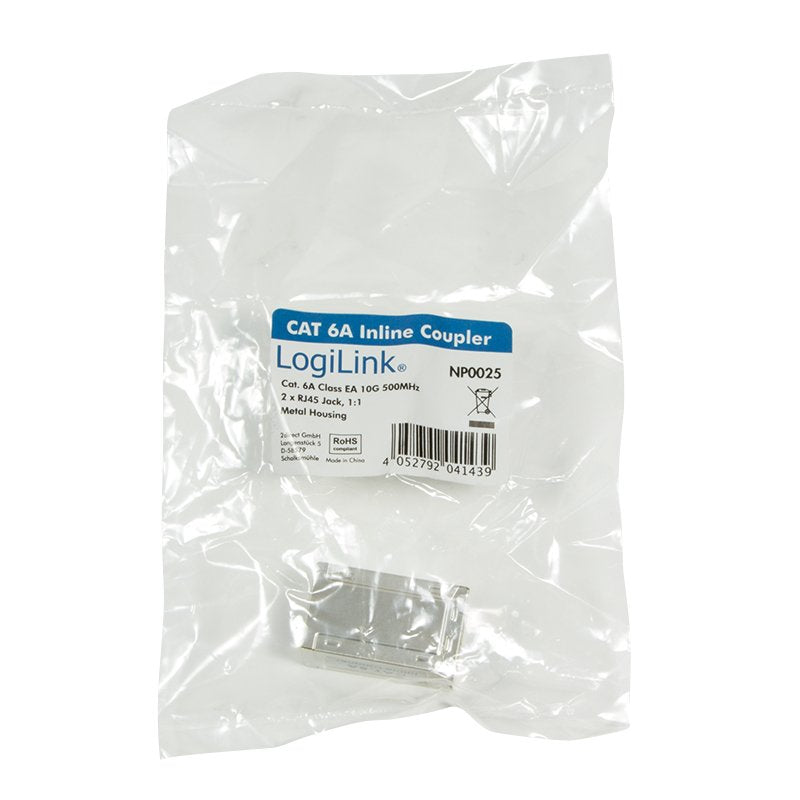Logilink Np0025 Adaptador Cat.6a Stp, Carcasa De Metal