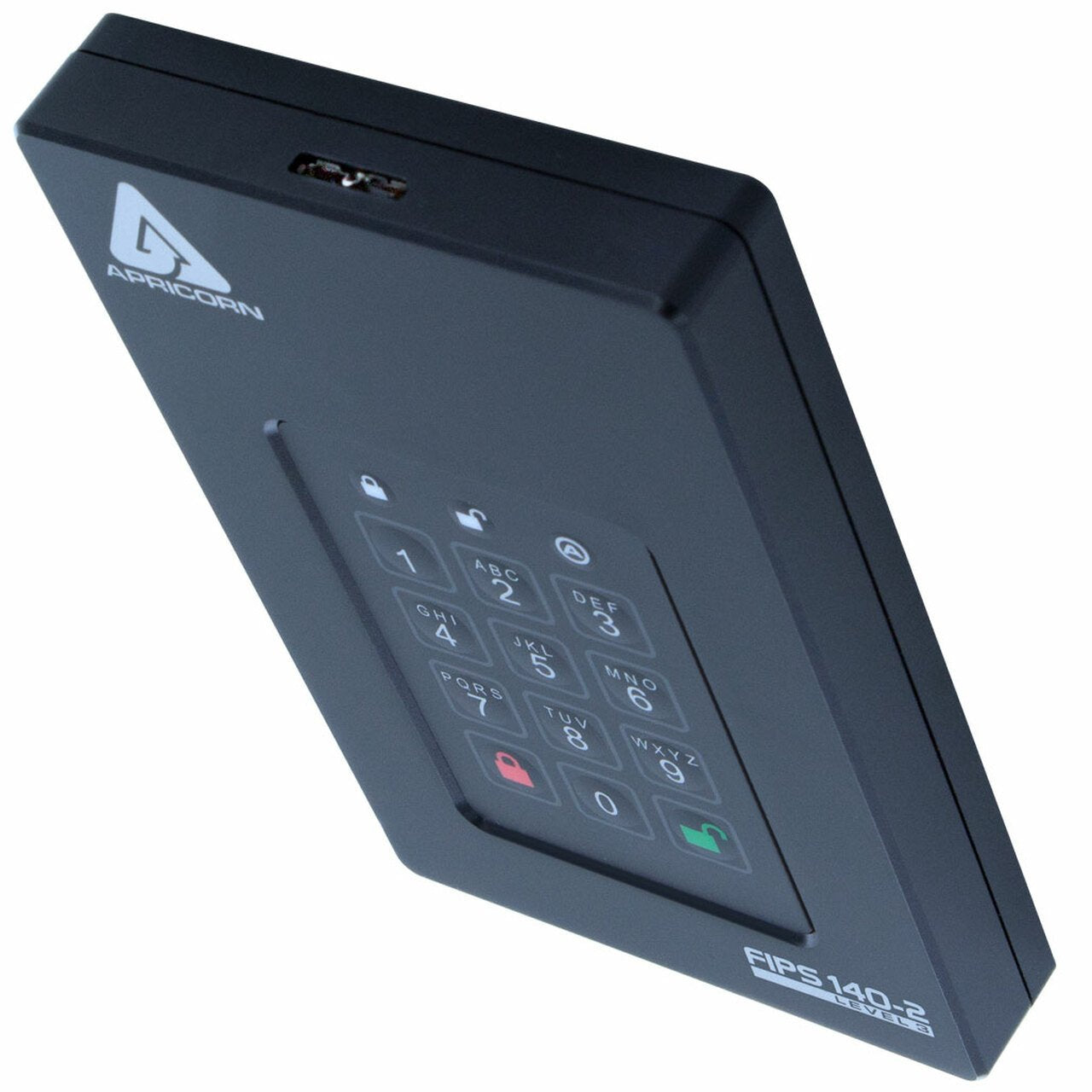EAN 708326914727 - Apricorn Aegis Fortress L3 disco duro externo 1 TB 5400 RPM Micro-USB B 3.2 Gen 1 (3.1 Gen 1) Negro imagen 4