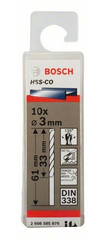 EAN 3165140521116 - Bosch 2 608 585 876 broca Broca helicoidal 10 pieza(s) imagen 2