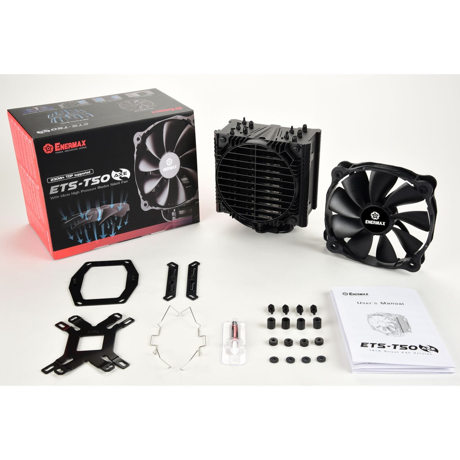 EAN 4713157723376 - Enermax ETS-T50 AXE Procesador Enfriador 14 cm imagen 9