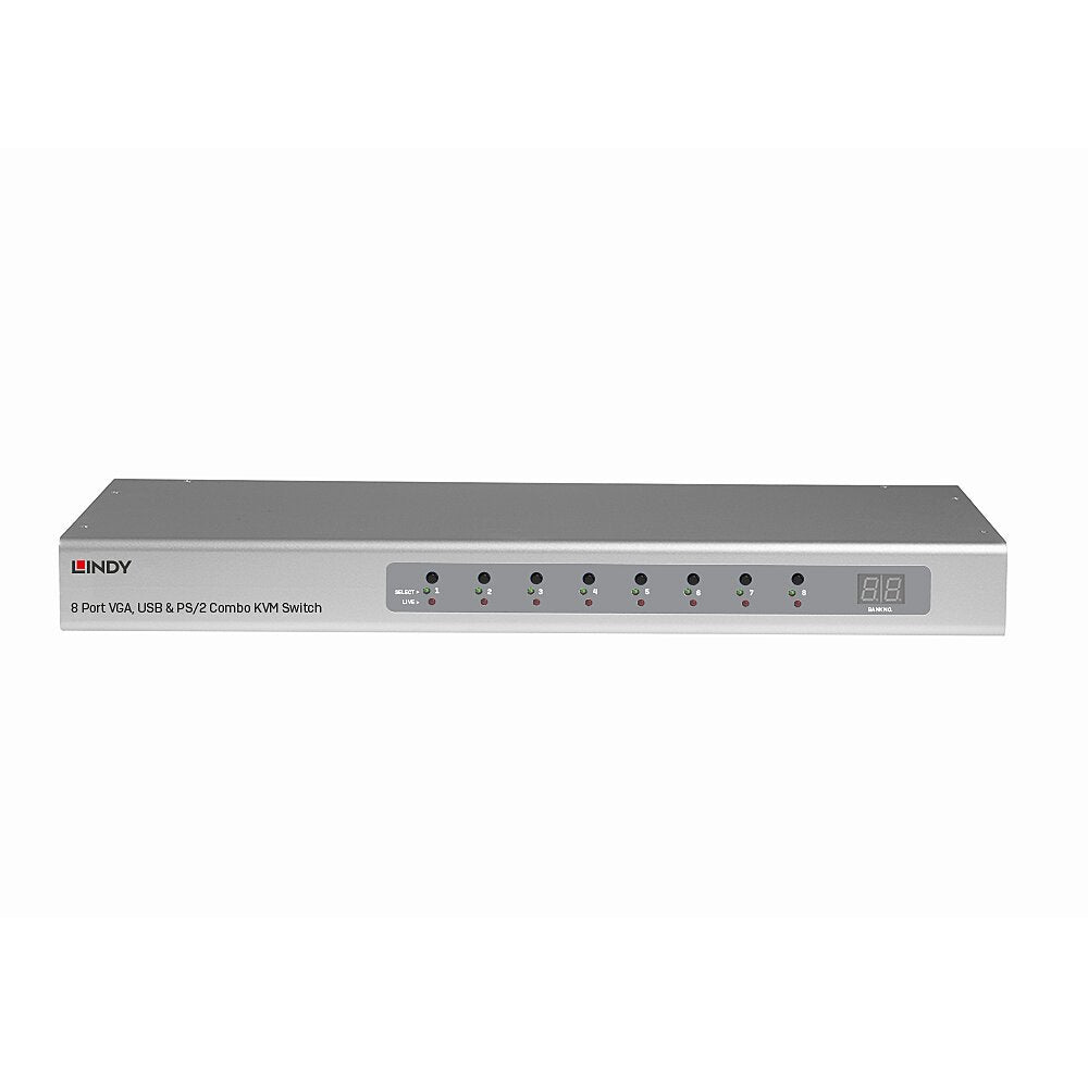 Switch Kvm Lindy Combo Vga, Usb Y Ps / 2 De 8 Puertos